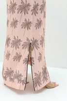 Ready - L82 Pink Brown Palm Jalabiya