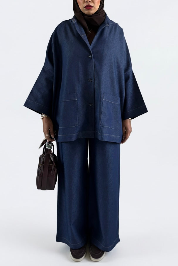 Denim Oversized Set