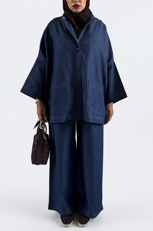 Denim Oversized Set