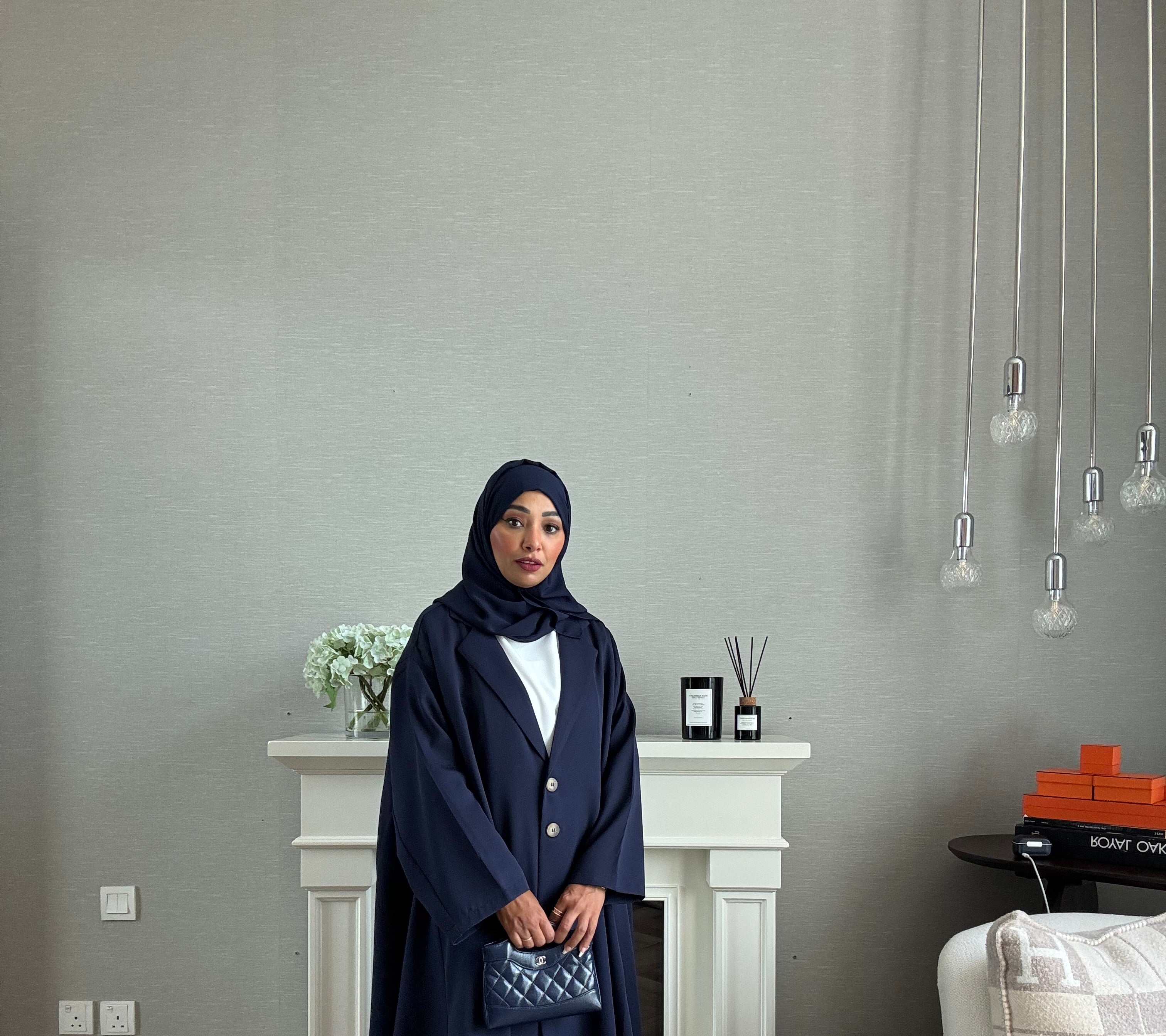 Desert Waves Suit - 2 PCS - Navy Blue