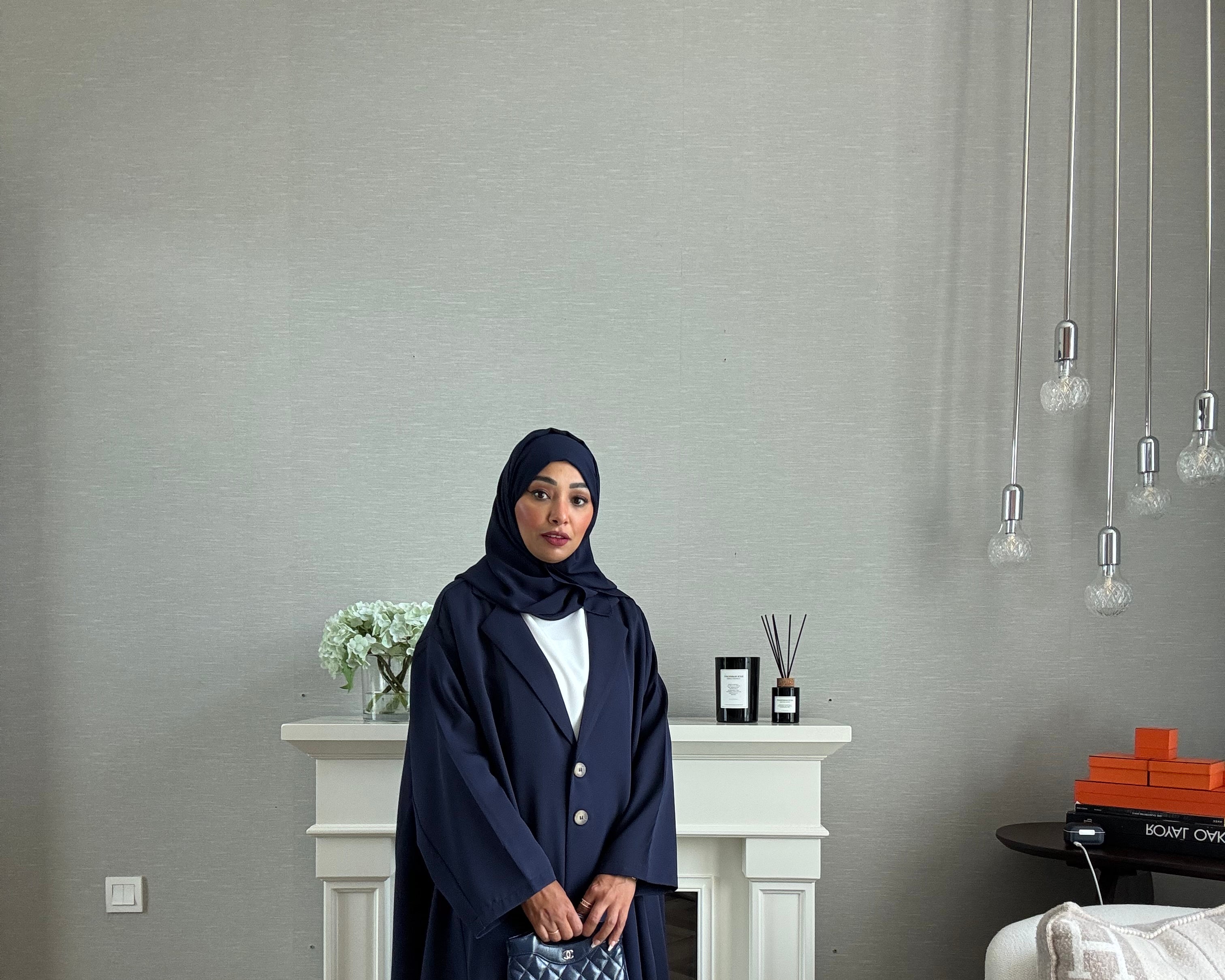 Desert Waves Suit - 2 PCS - Navy Blue