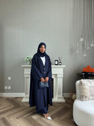 Desert Waves Suit - 2 PCS - Navy Blue