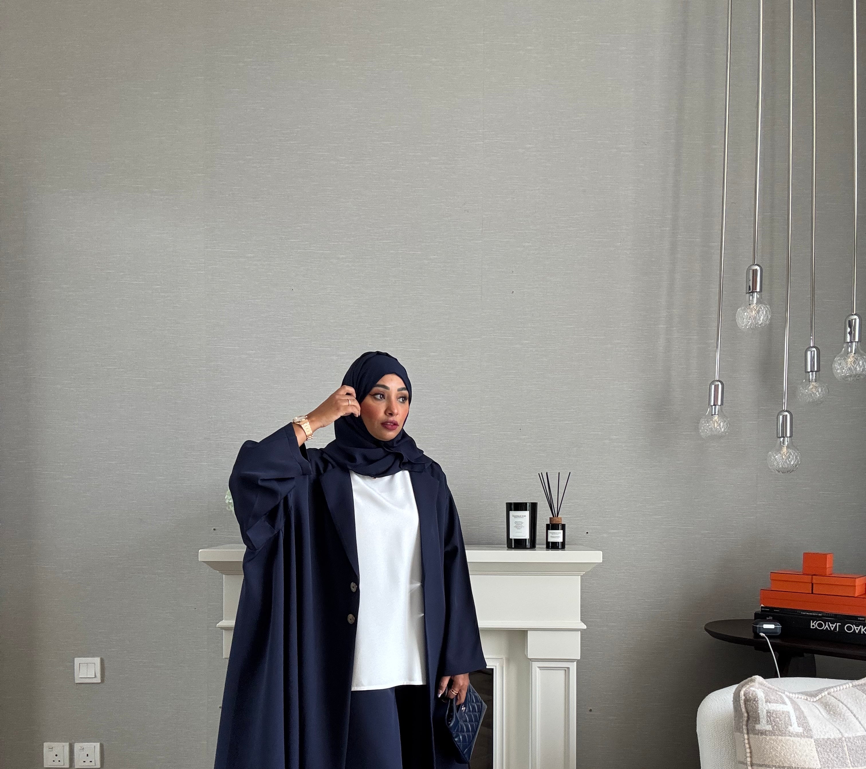 Desert Waves Suit - 2 PCS - Navy Blue