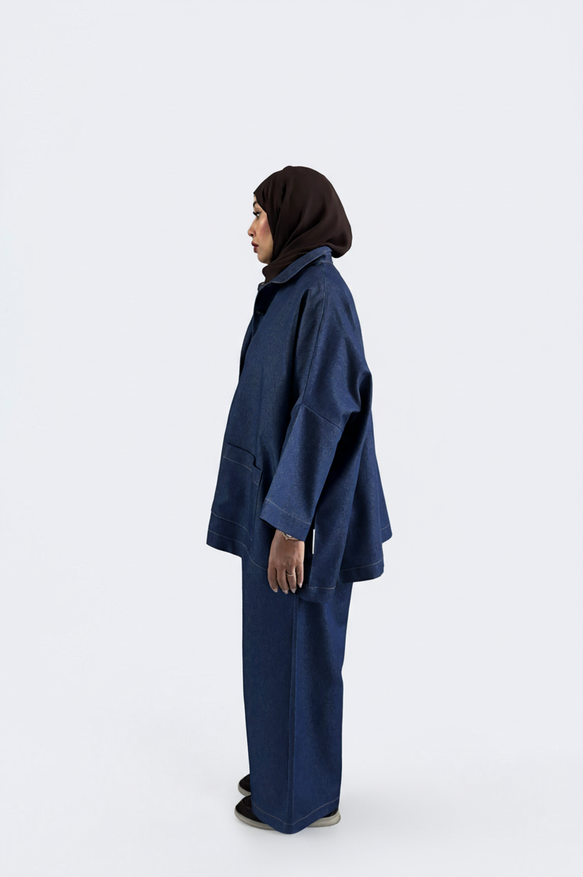 Denim Oversized Set