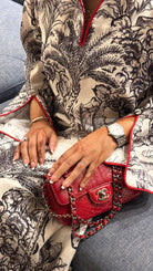 Ready - L31 White Black Jalabiya