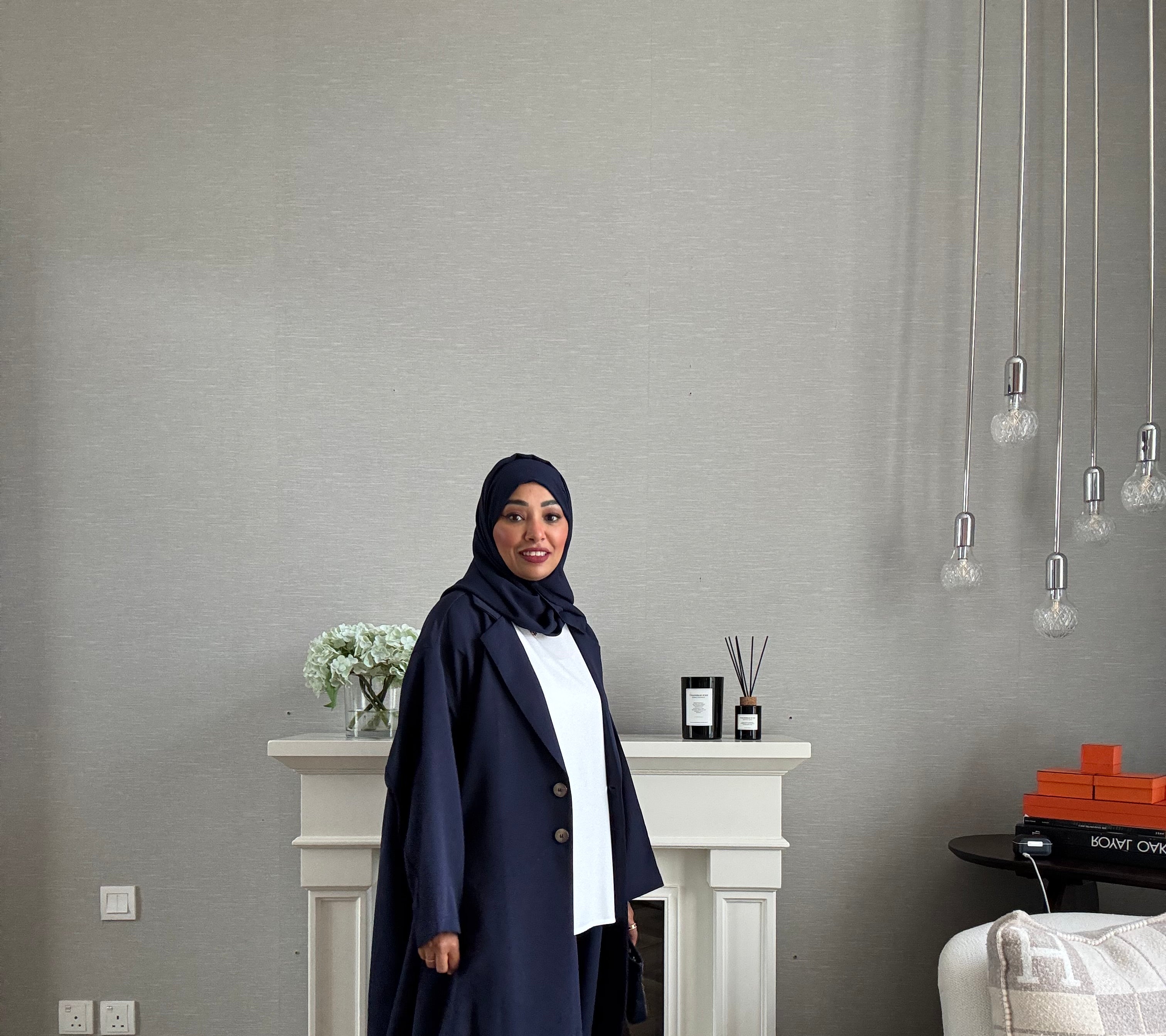 Desert Waves Suit - 2 PCS - Navy Blue