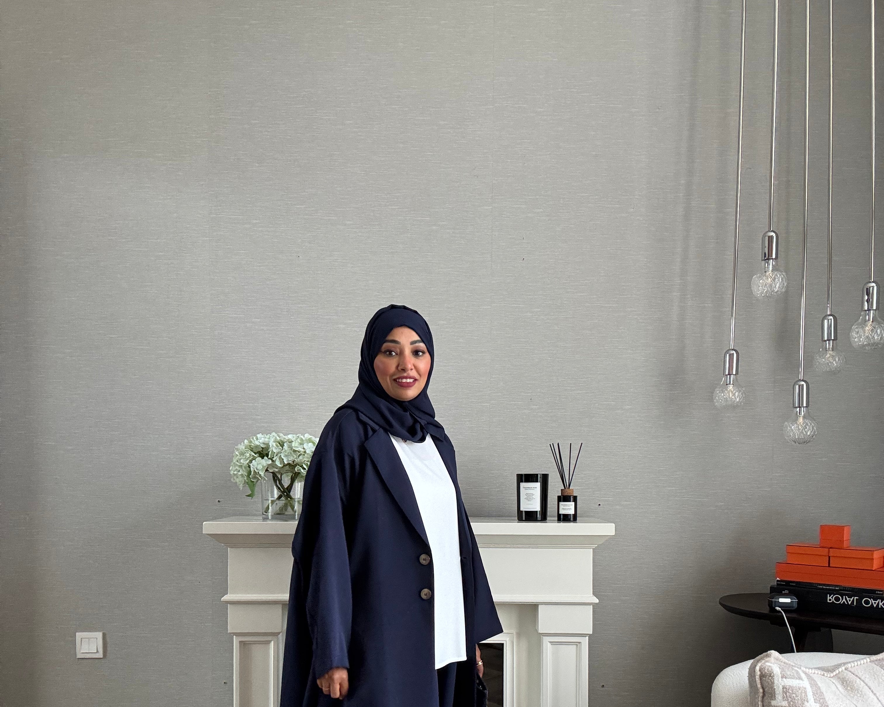 Desert Waves Suit - 2 PCS - Navy Blue