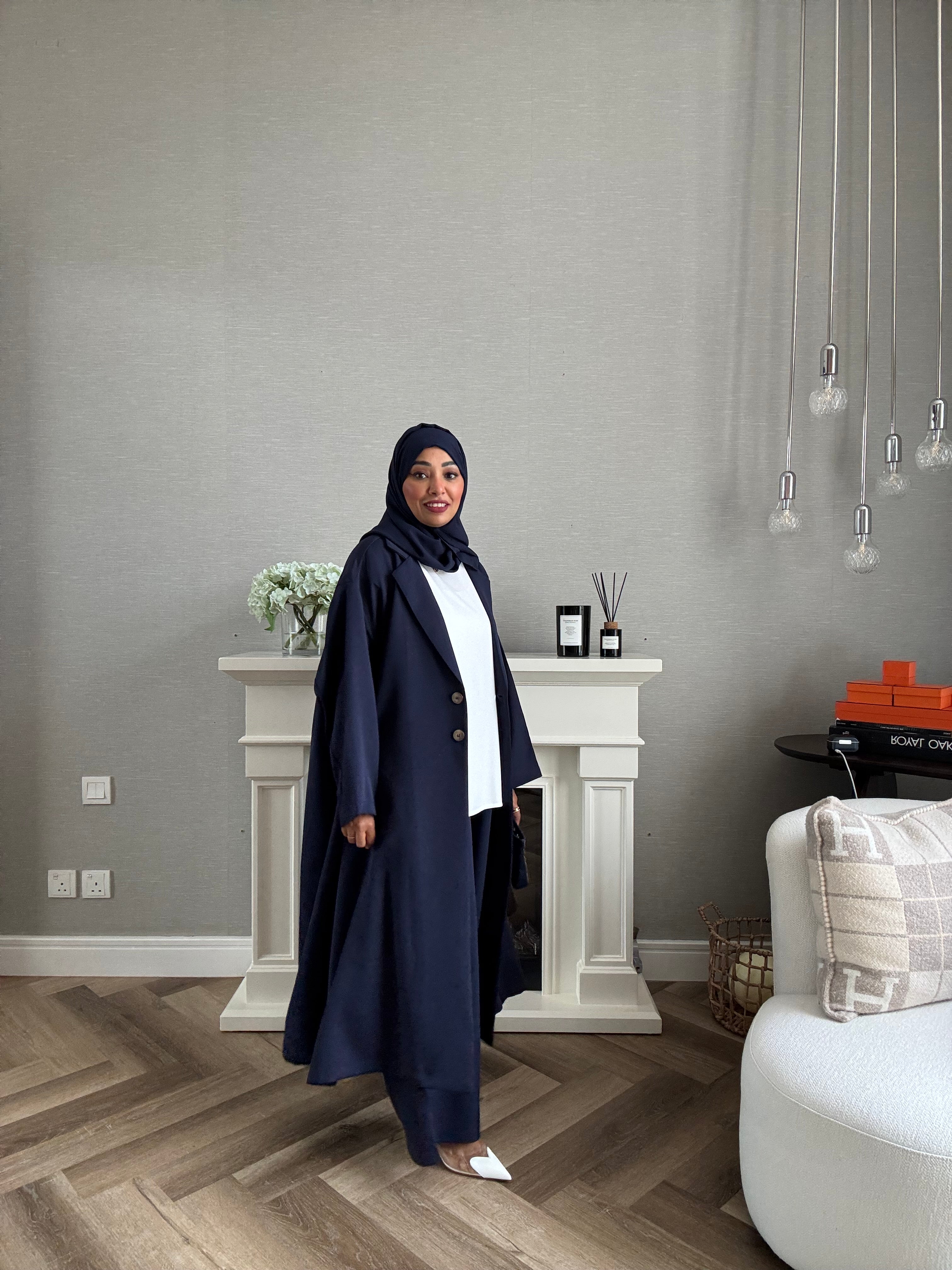 Desert Waves Suit - 2 PCS - Navy Blue