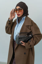 Luxury Maxi Coat - Mocha Brown