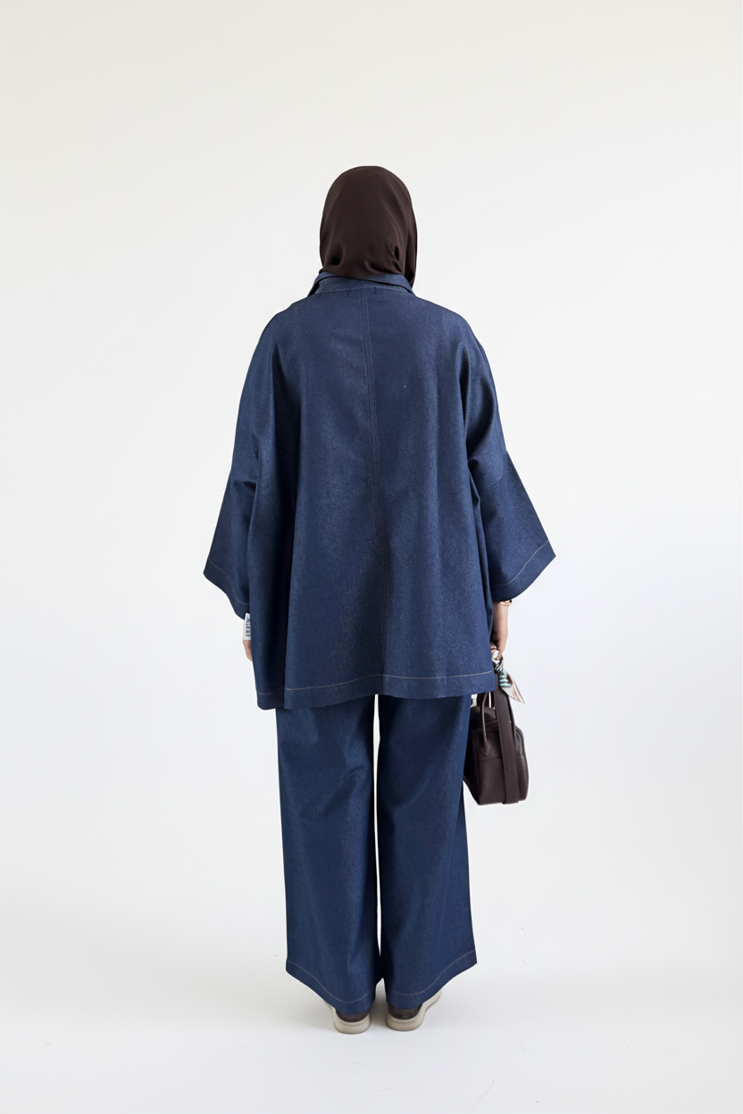 Denim Oversized Set