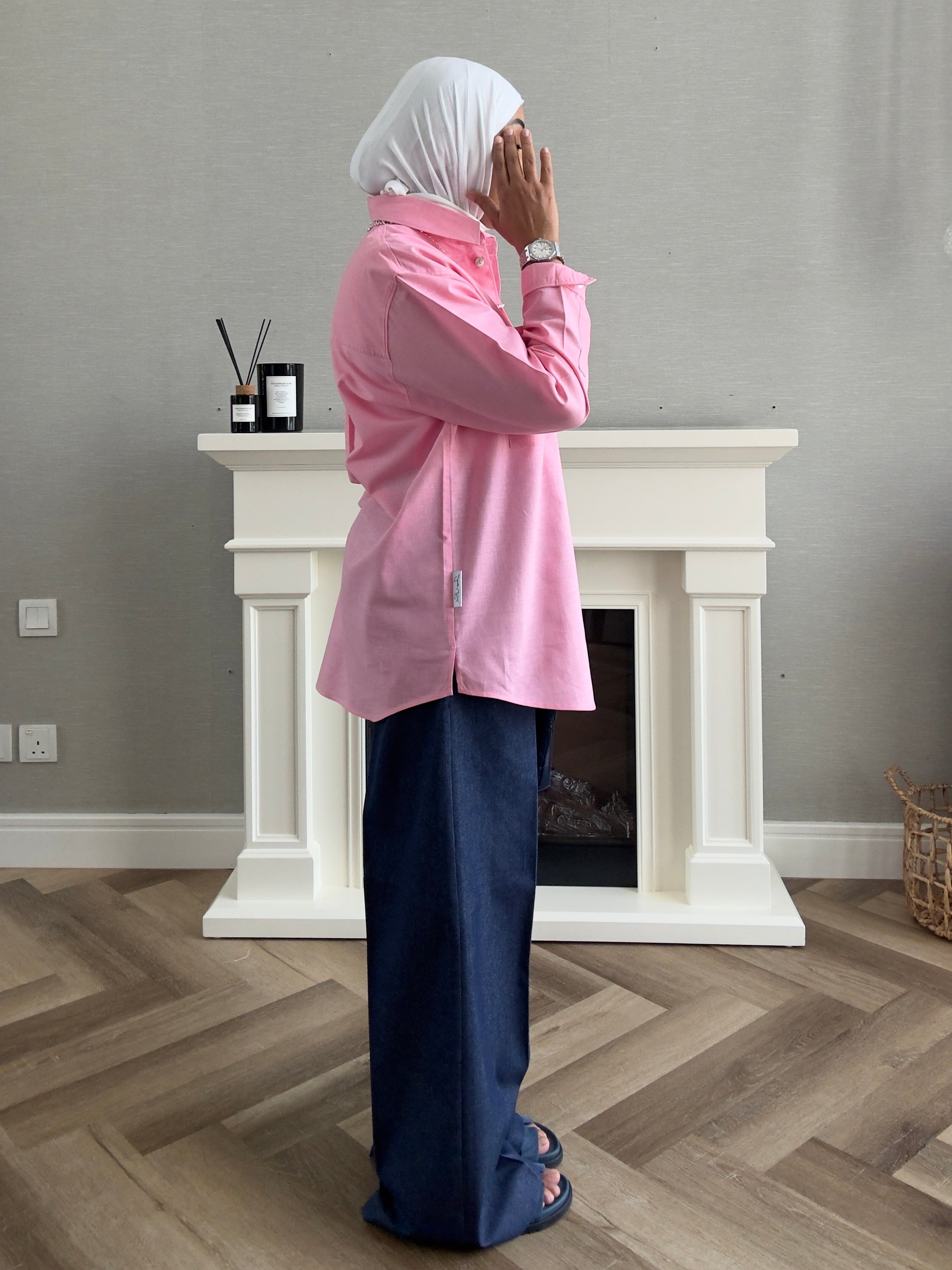 Linen Shirt - Pink