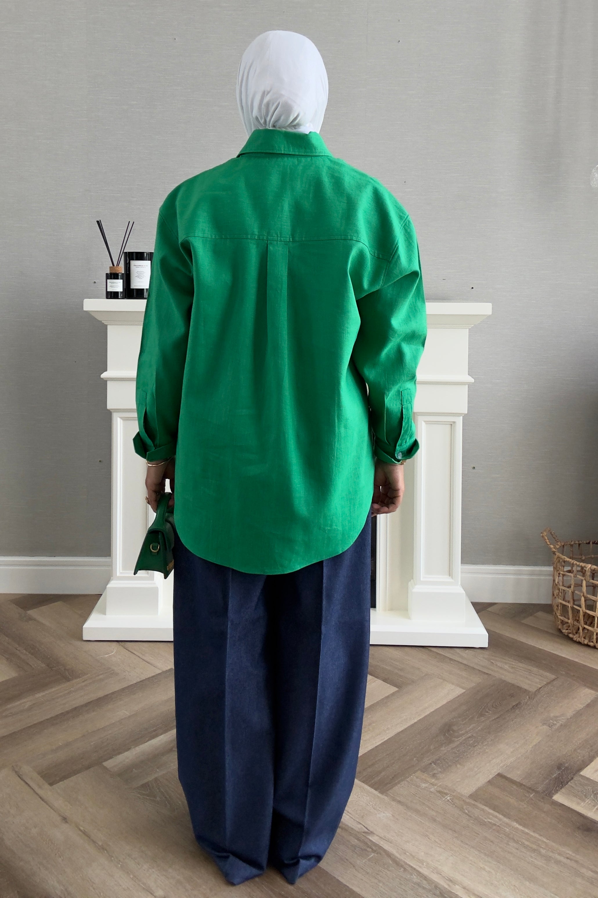 Linen Shirt - Green
