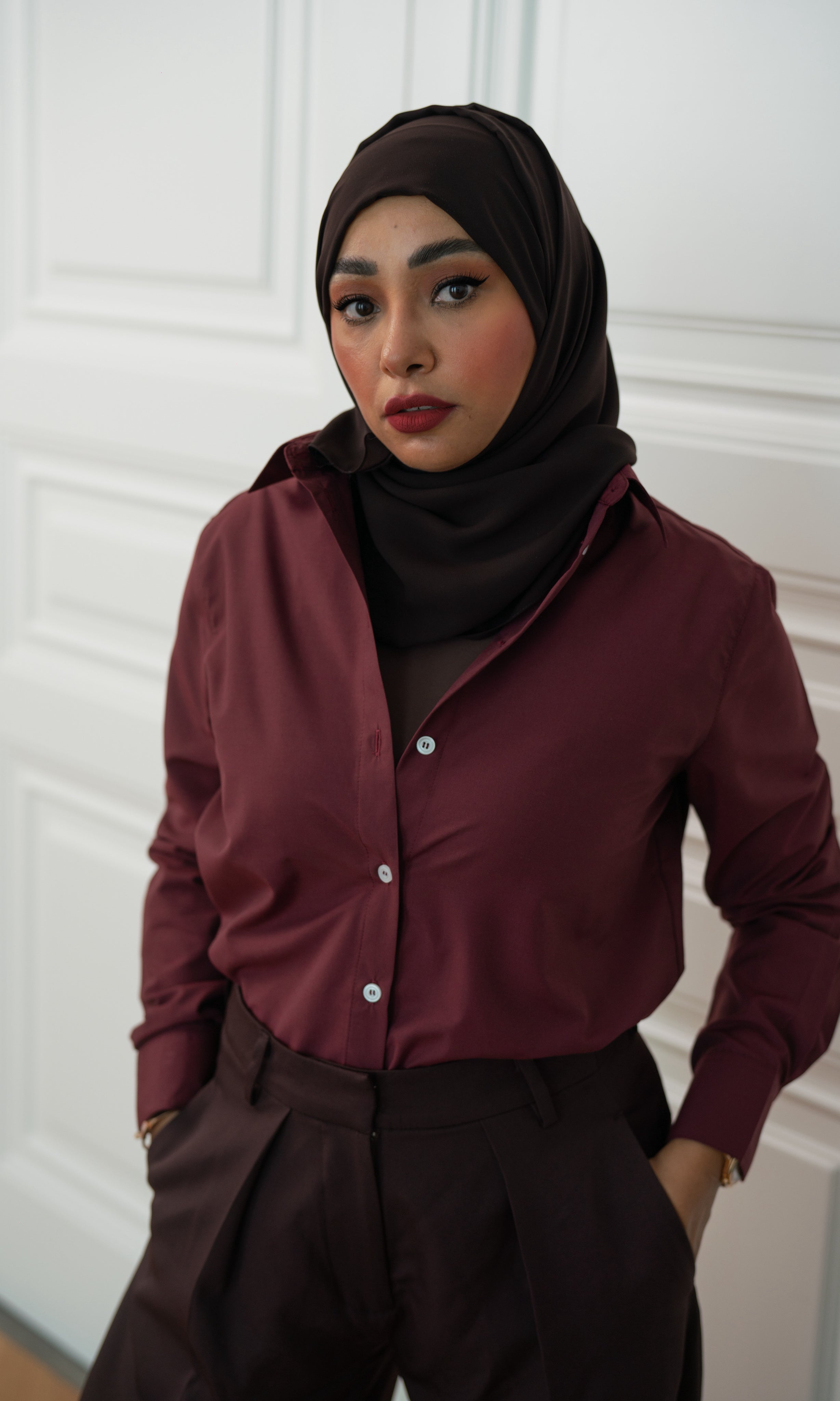 Poplin Straight Shirt