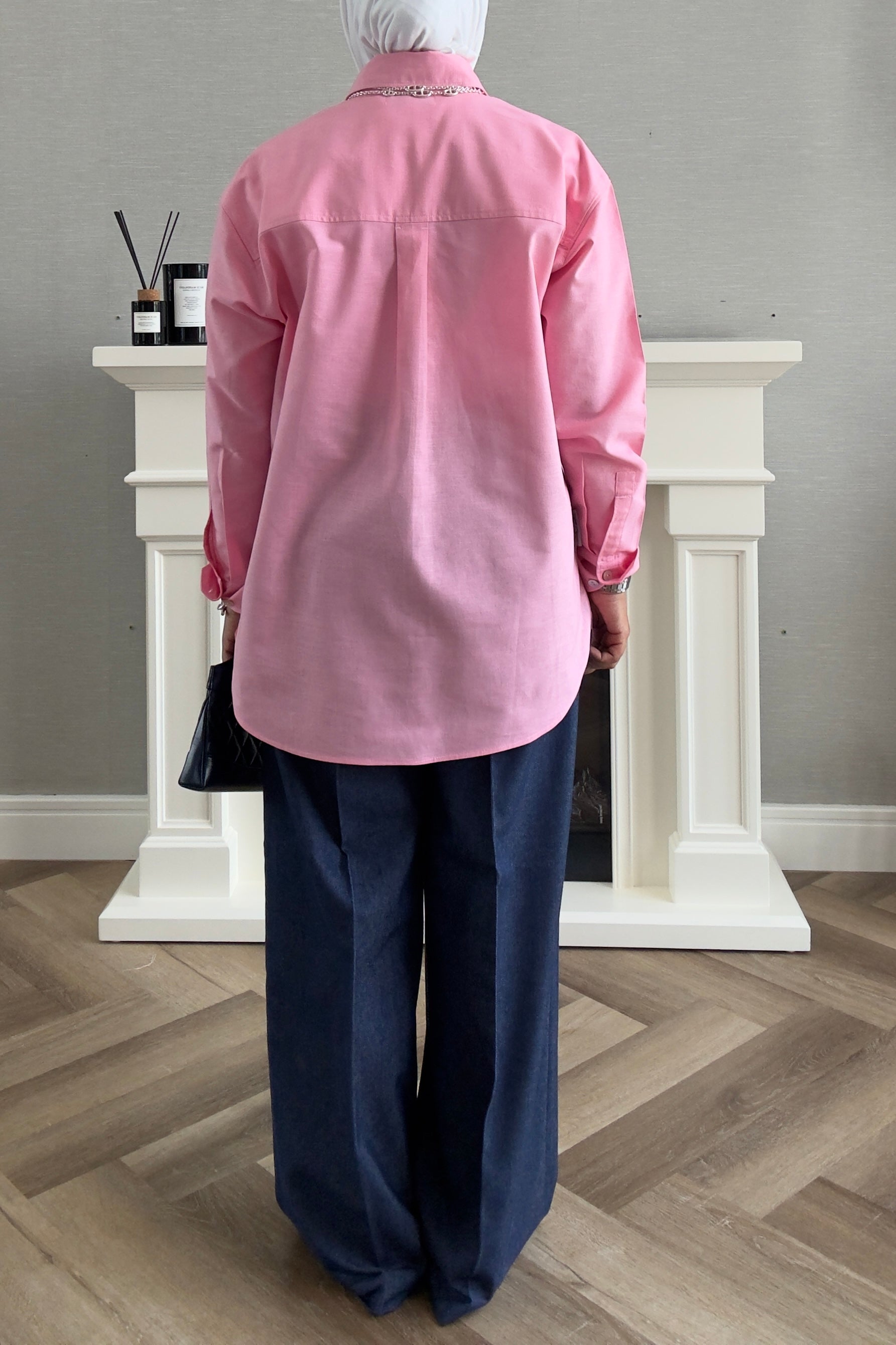 Linen Shirt - Pink