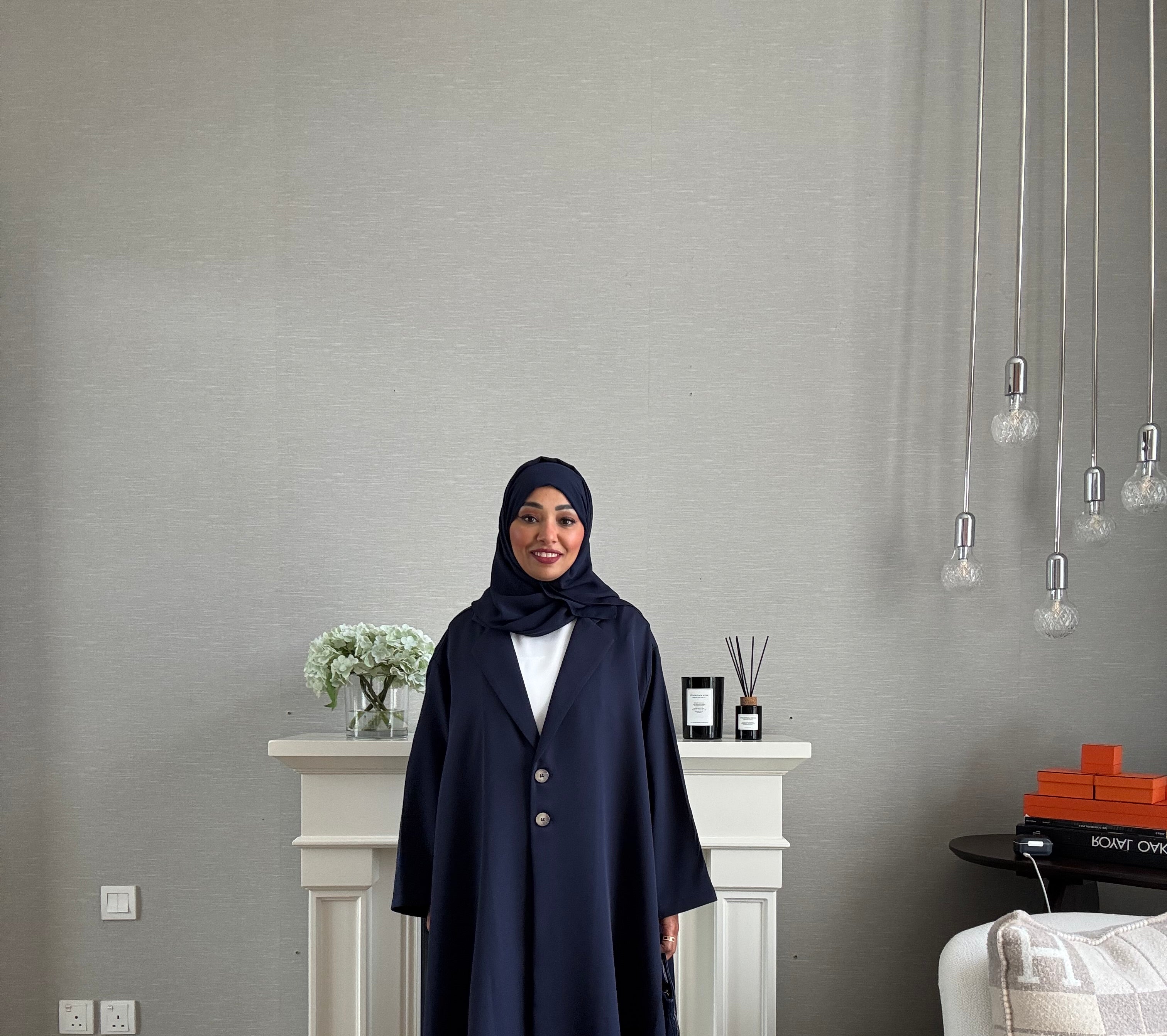 Desert Waves Suit - 2 PCS - Navy Blue