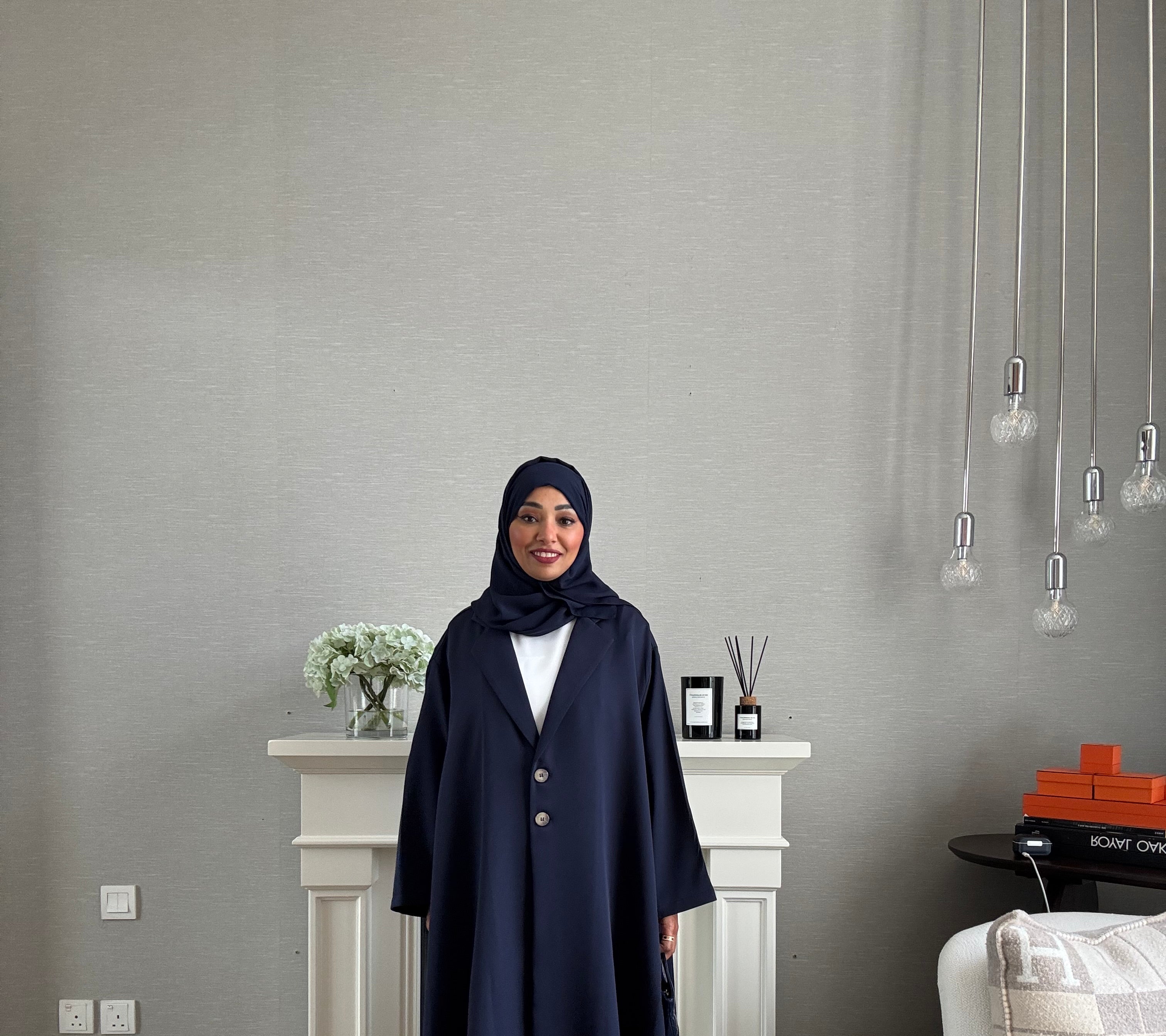 Desert Waves Suit - 2 PCS - Navy Blue