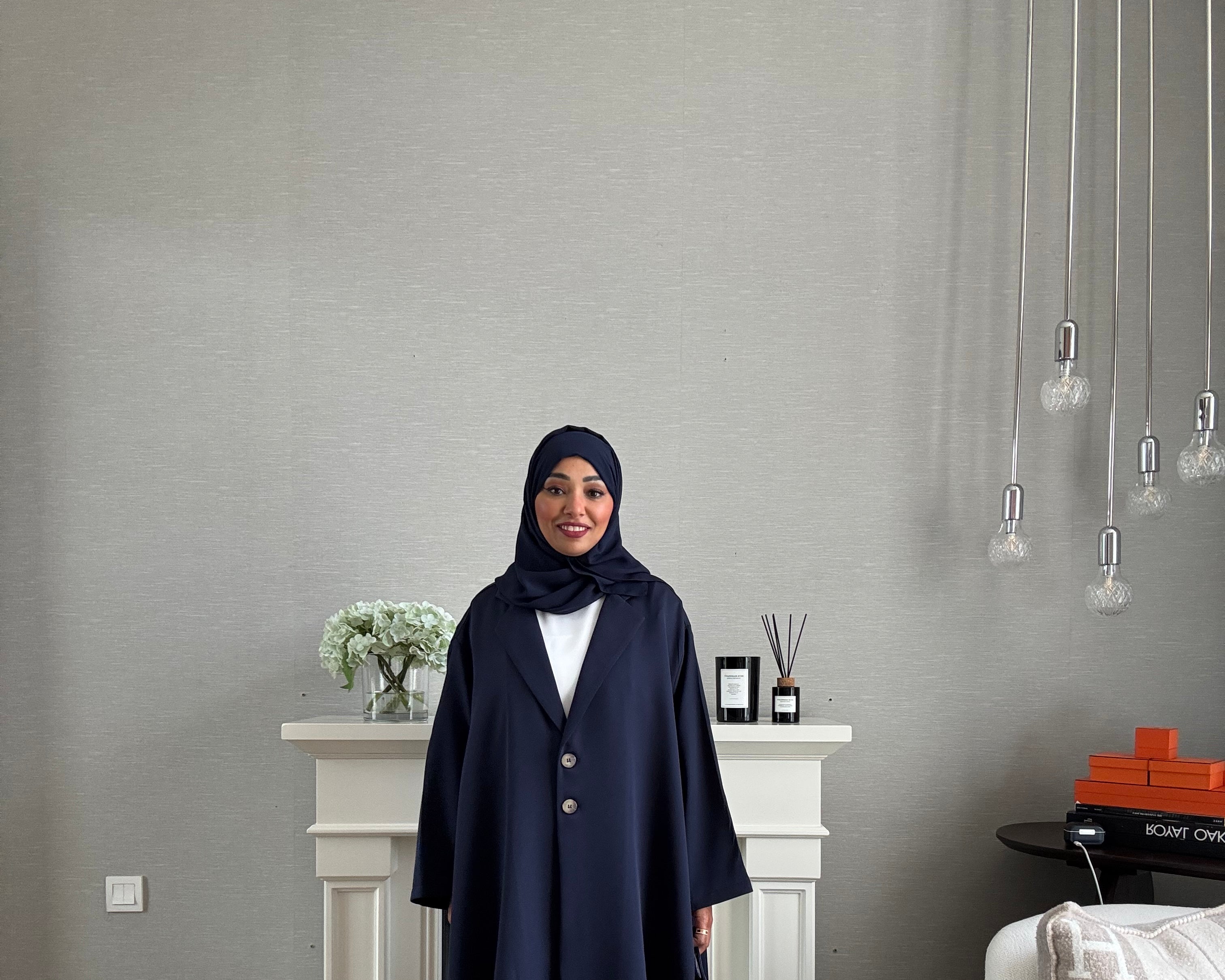 Desert Waves Suit - 2 PCS - Navy Blue