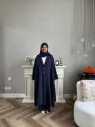 Desert Waves Suit - 2 PCS - Navy Blue