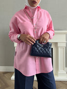 Linen Shirt - Pink