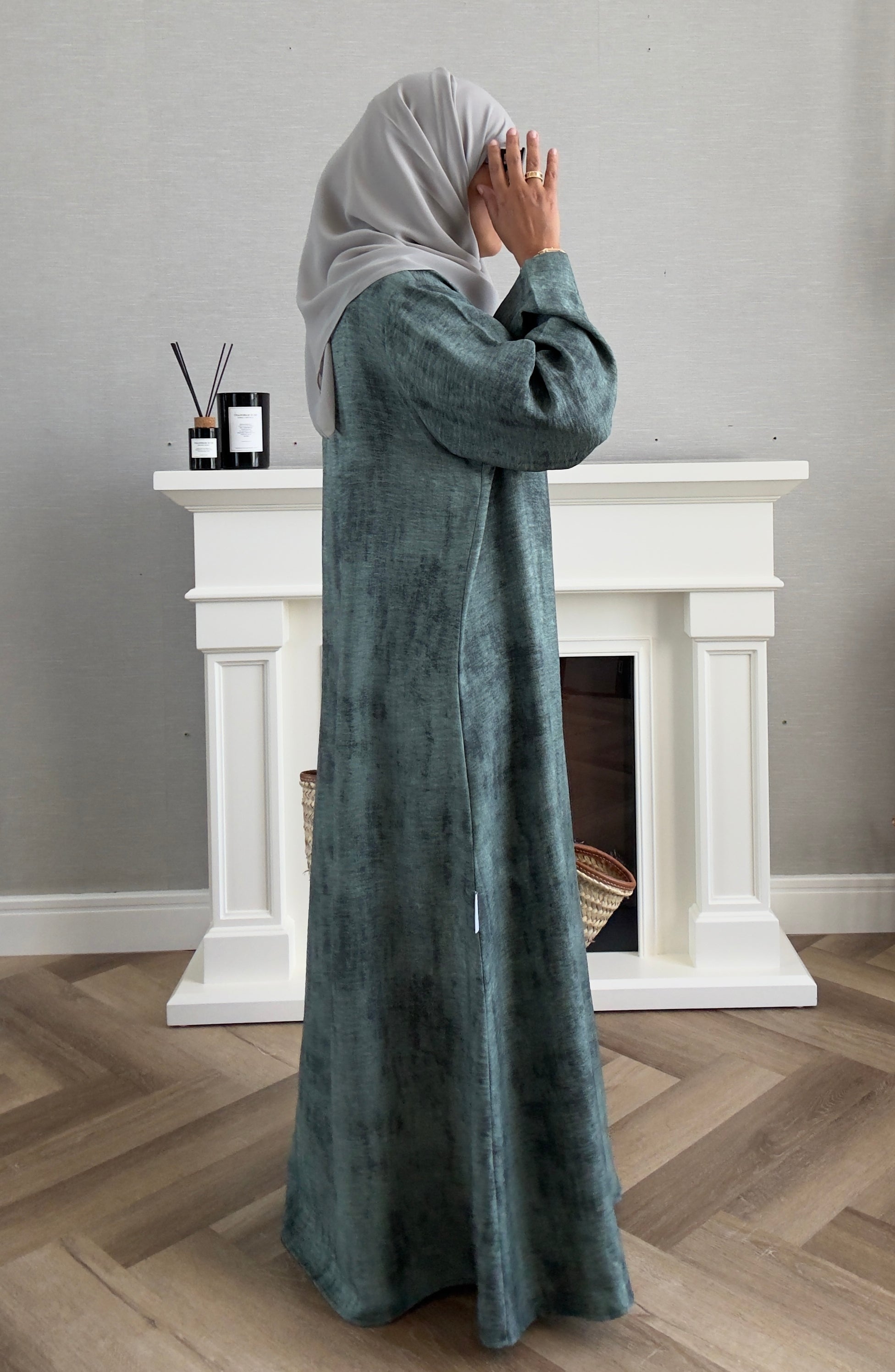 Laila Dress With Belt - Green