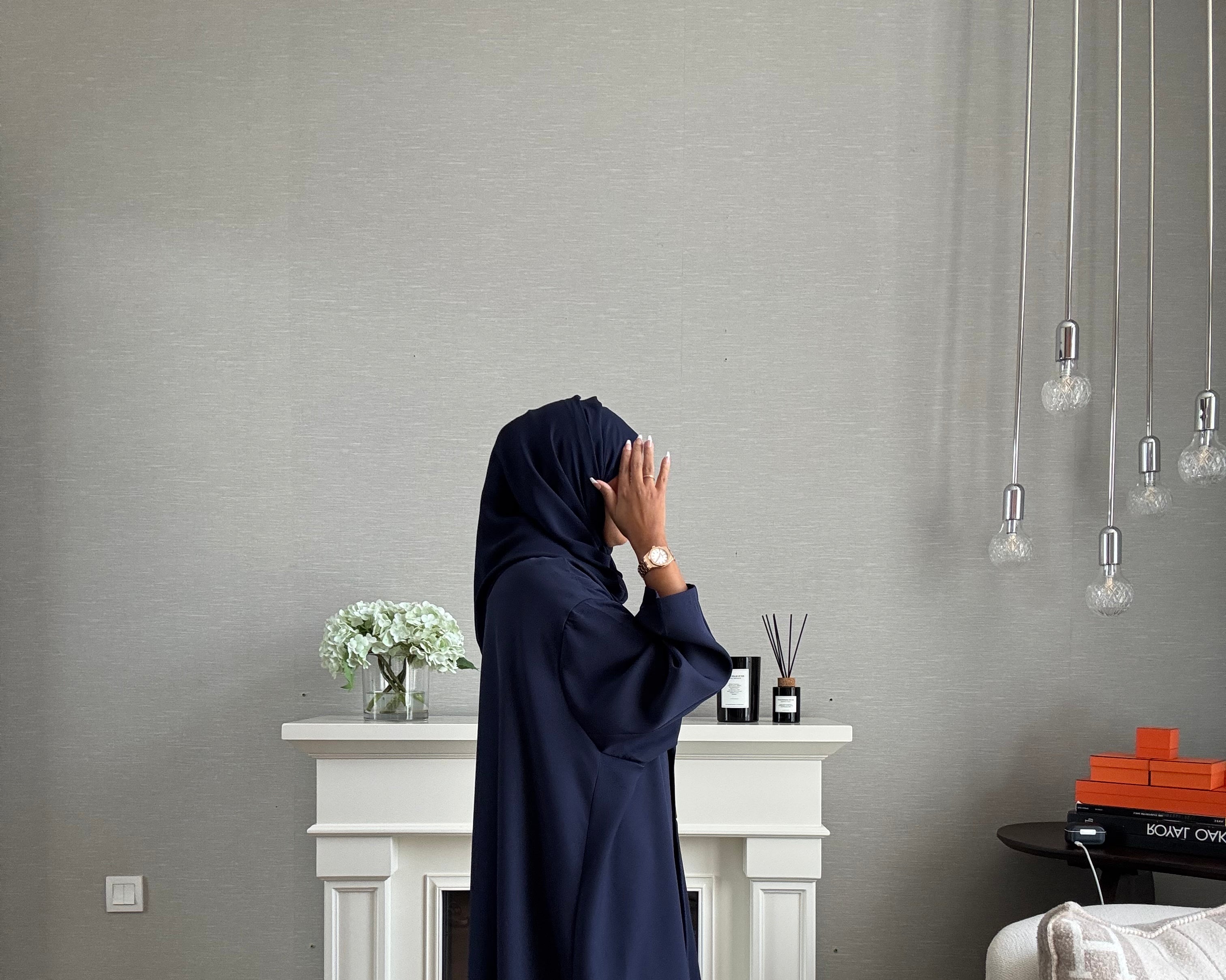 Desert Waves Suit - 2 PCS - Navy Blue