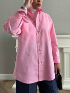 Linen Shirt - Pink