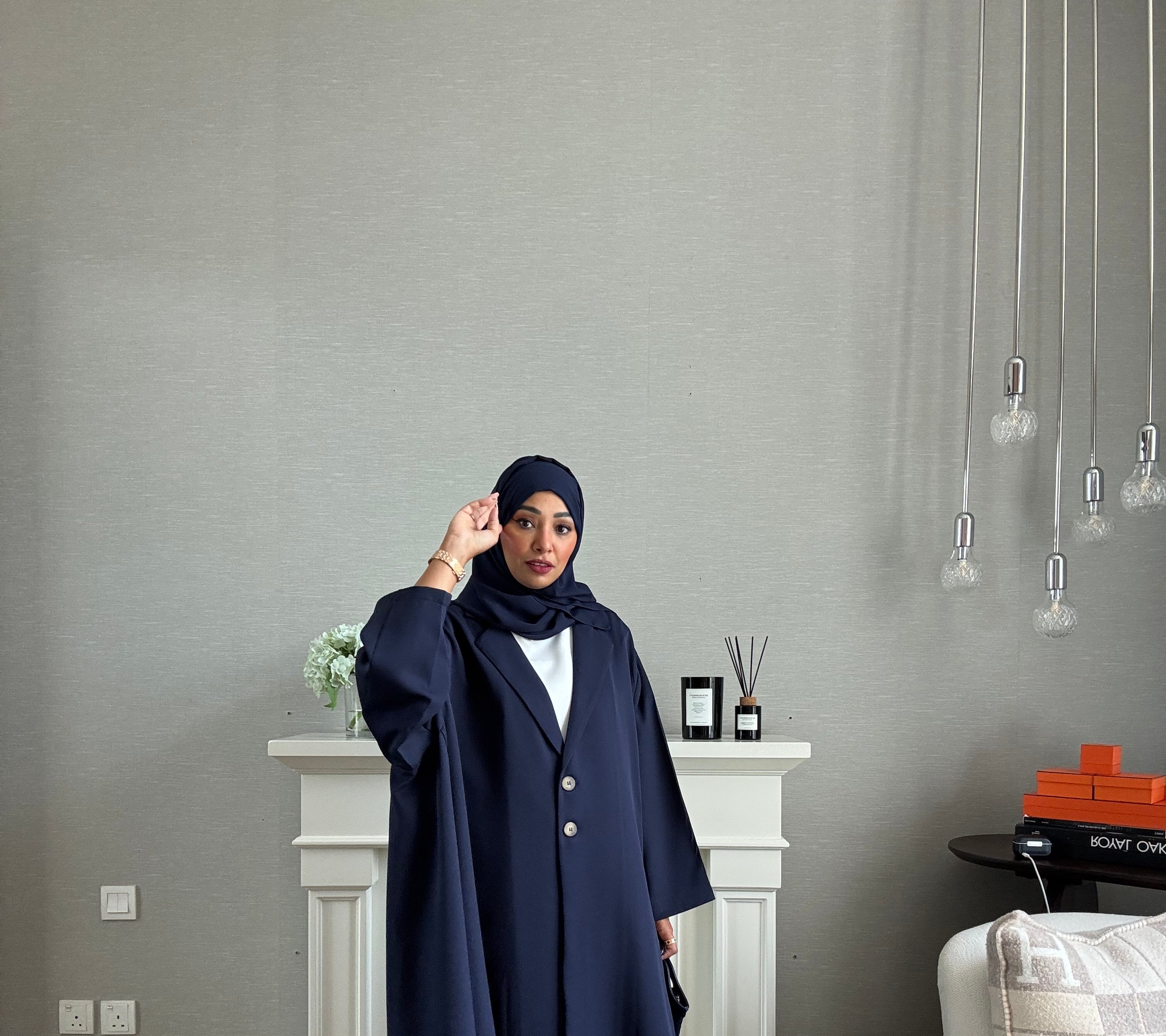 Desert Waves Suit - 2 PCS - Navy Blue