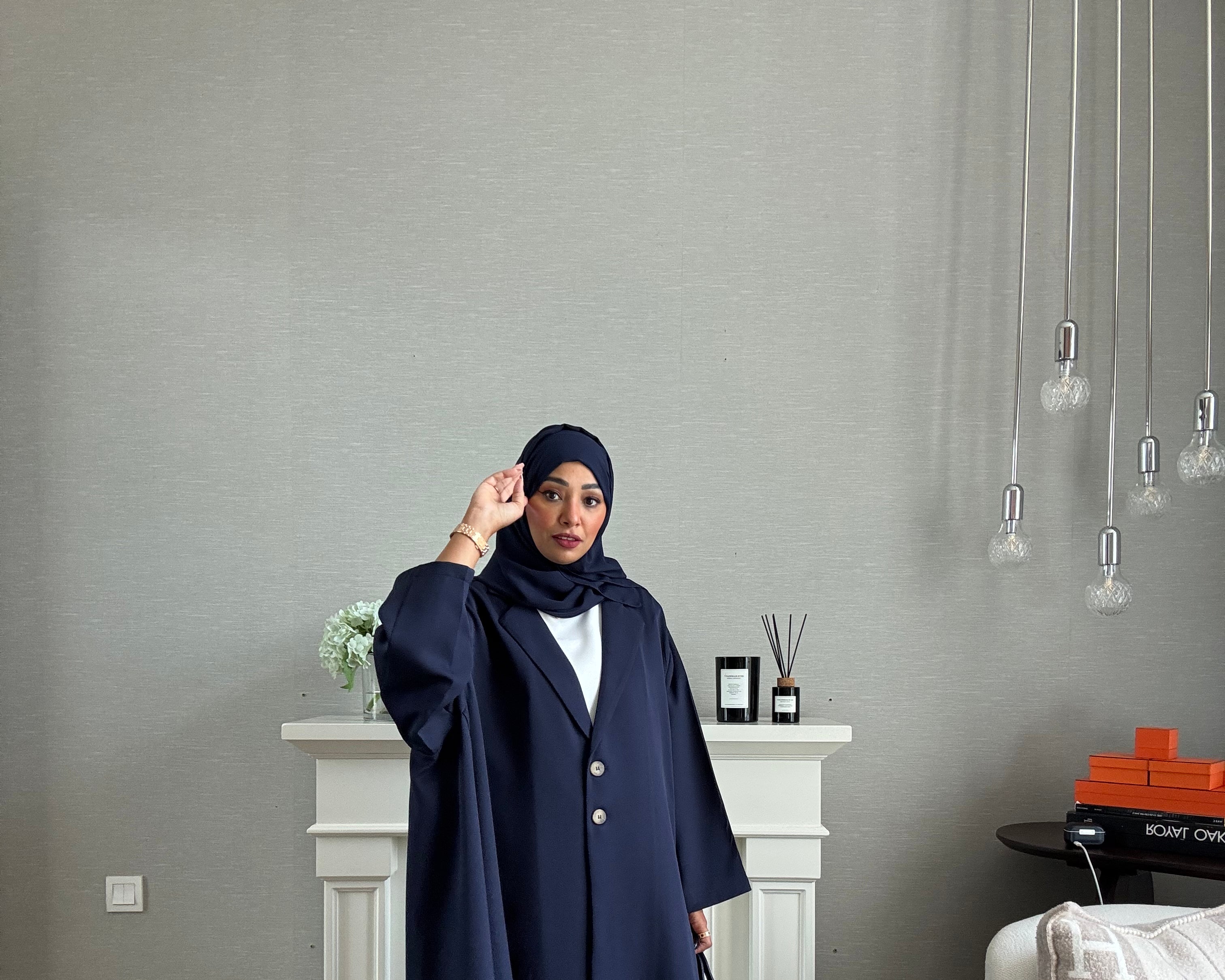 Desert Waves Suit - 2 PCS - Navy Blue