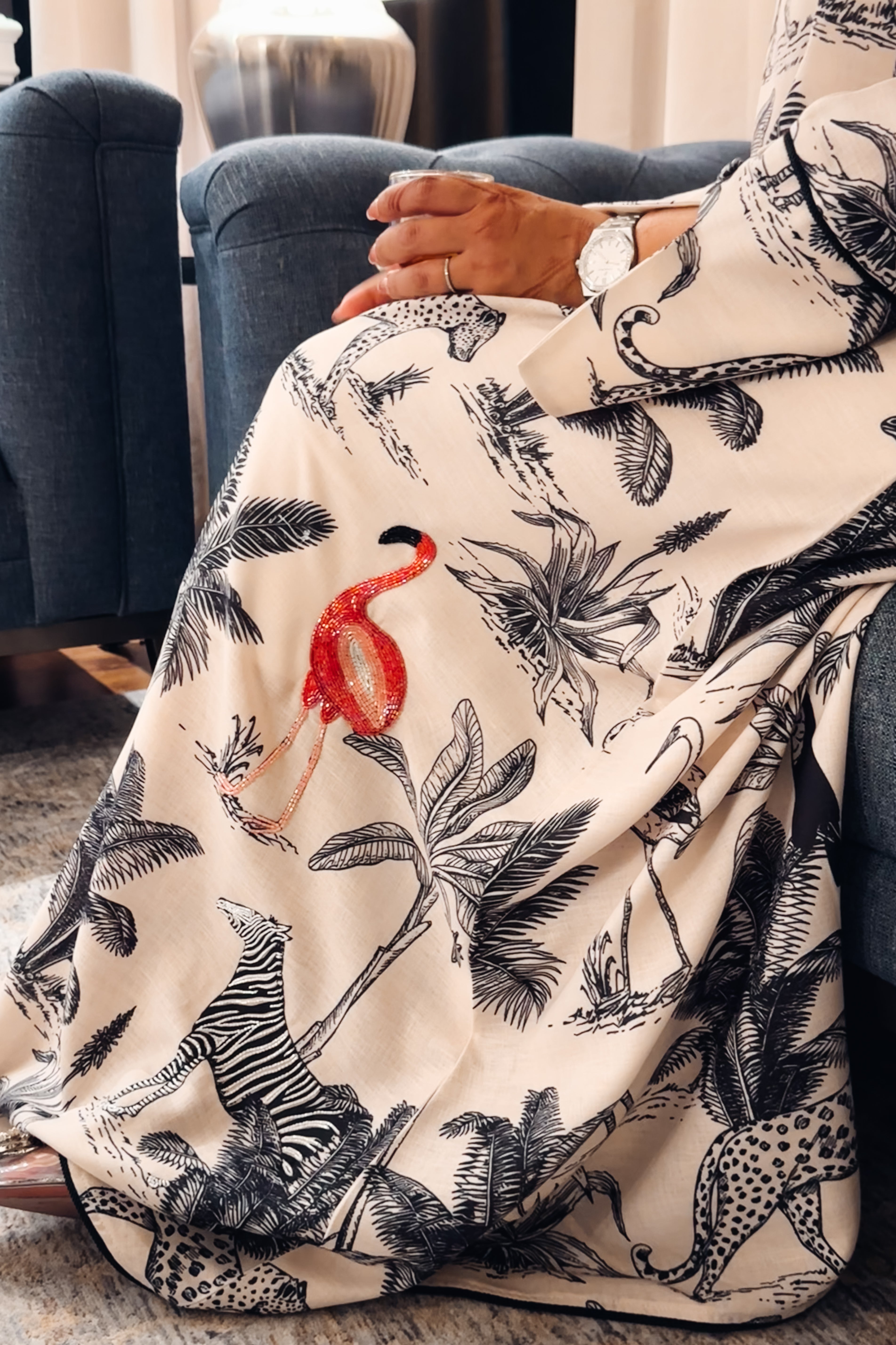 Ready - L73 Embroidery Jalabiya