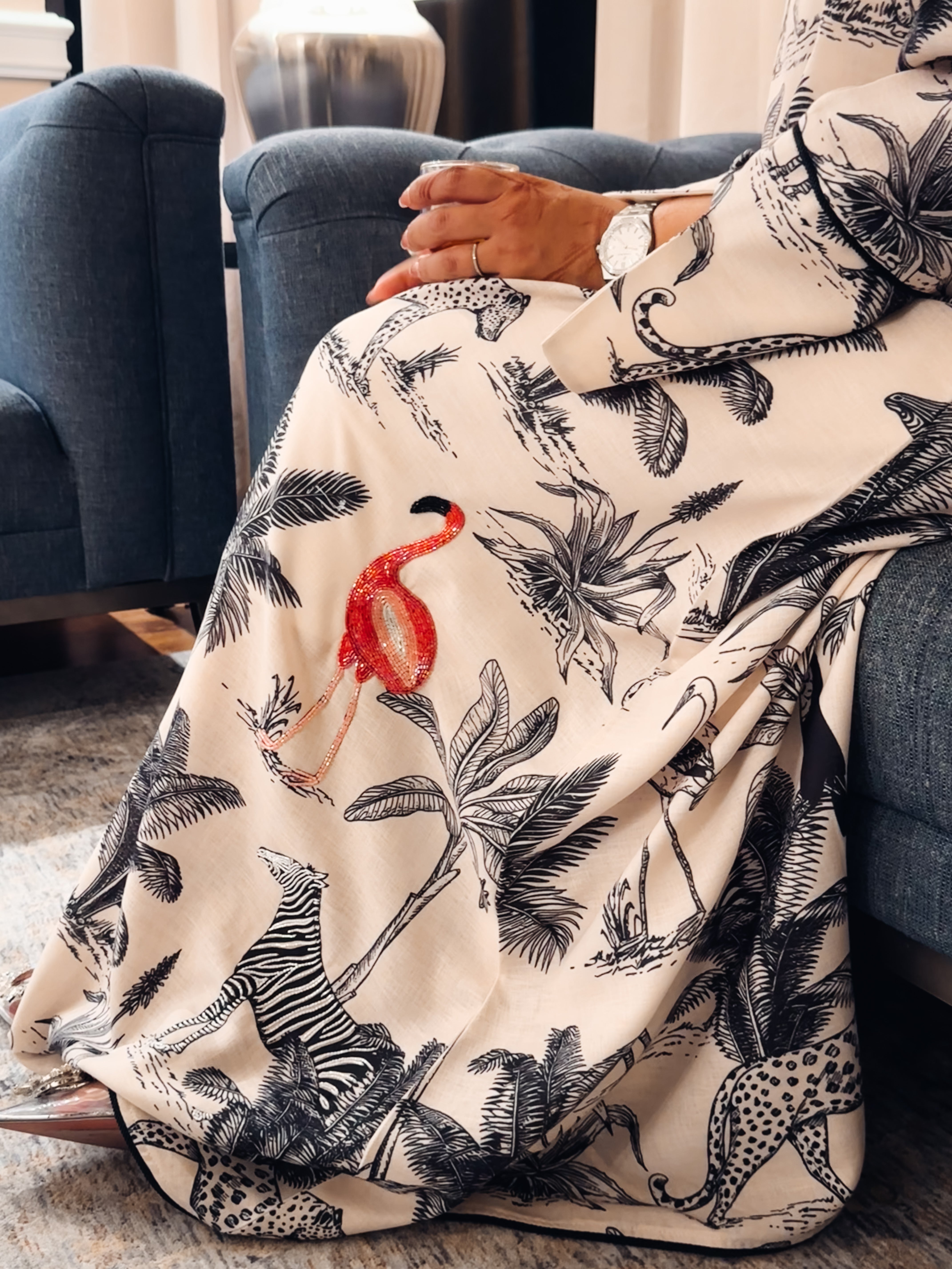 Ready - L73 Embroidery Jalabiya