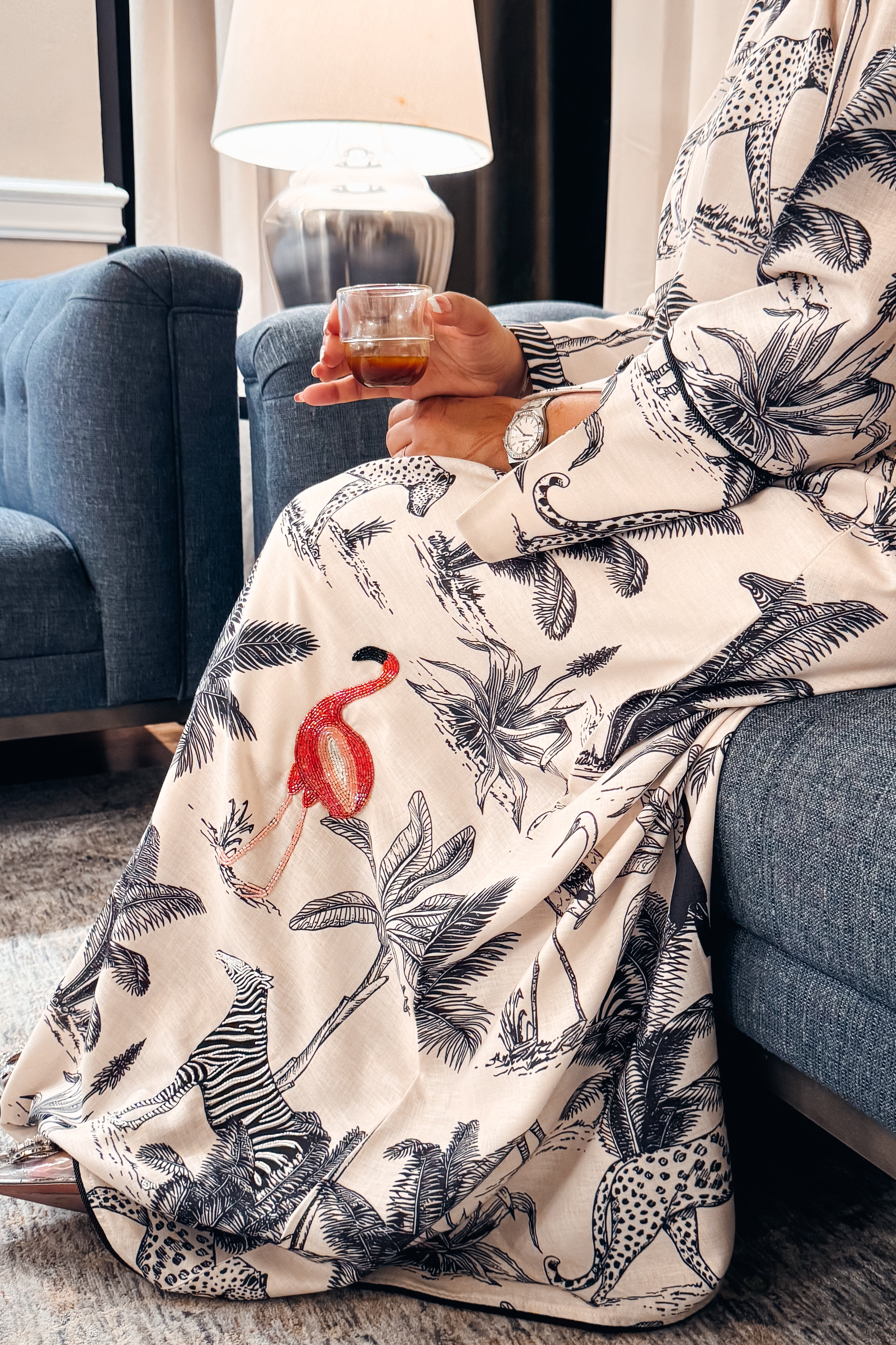 Ready - L73 Embroidery Jalabiya