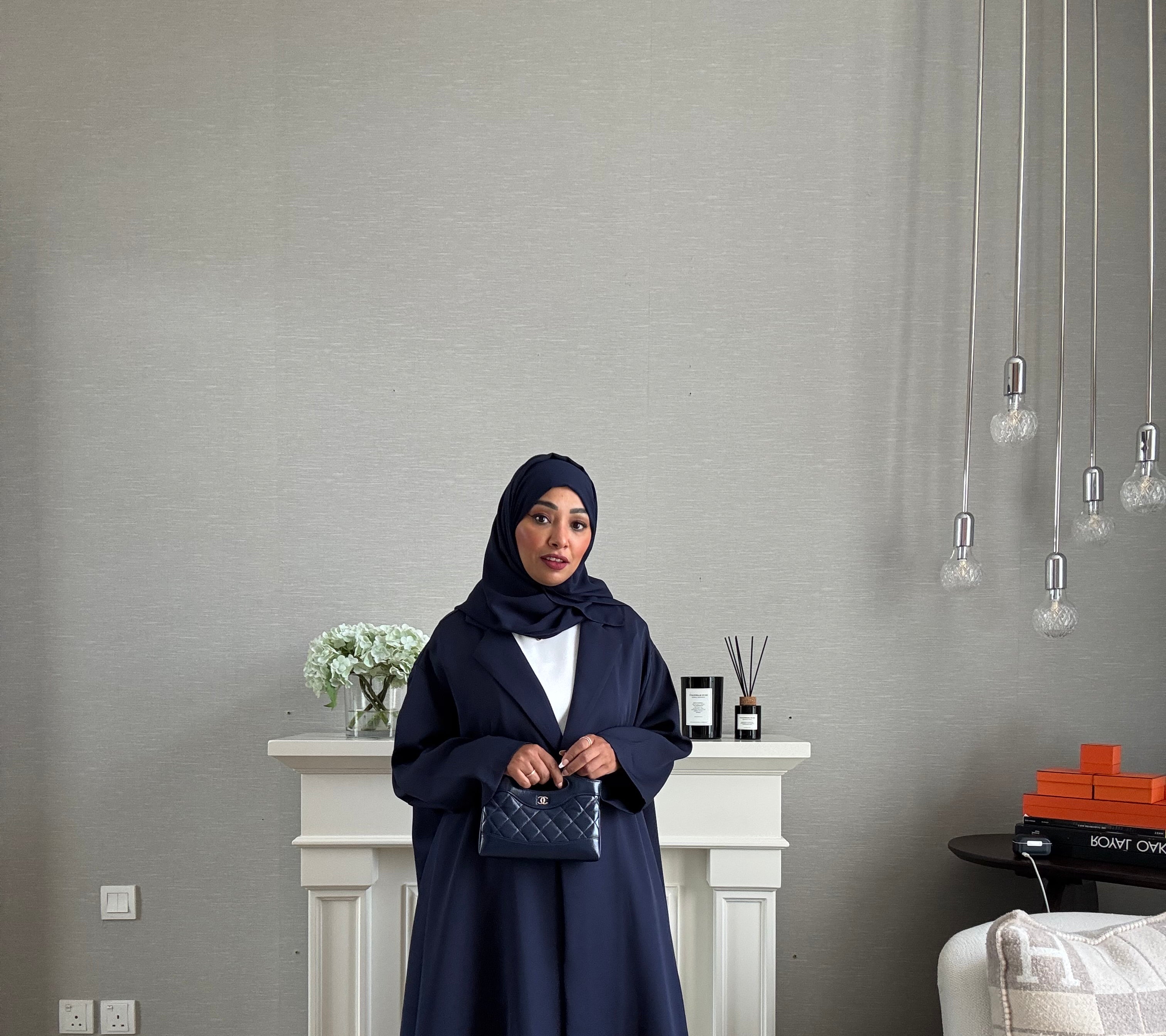 Desert Waves Suit - 2 PCS - Navy Blue