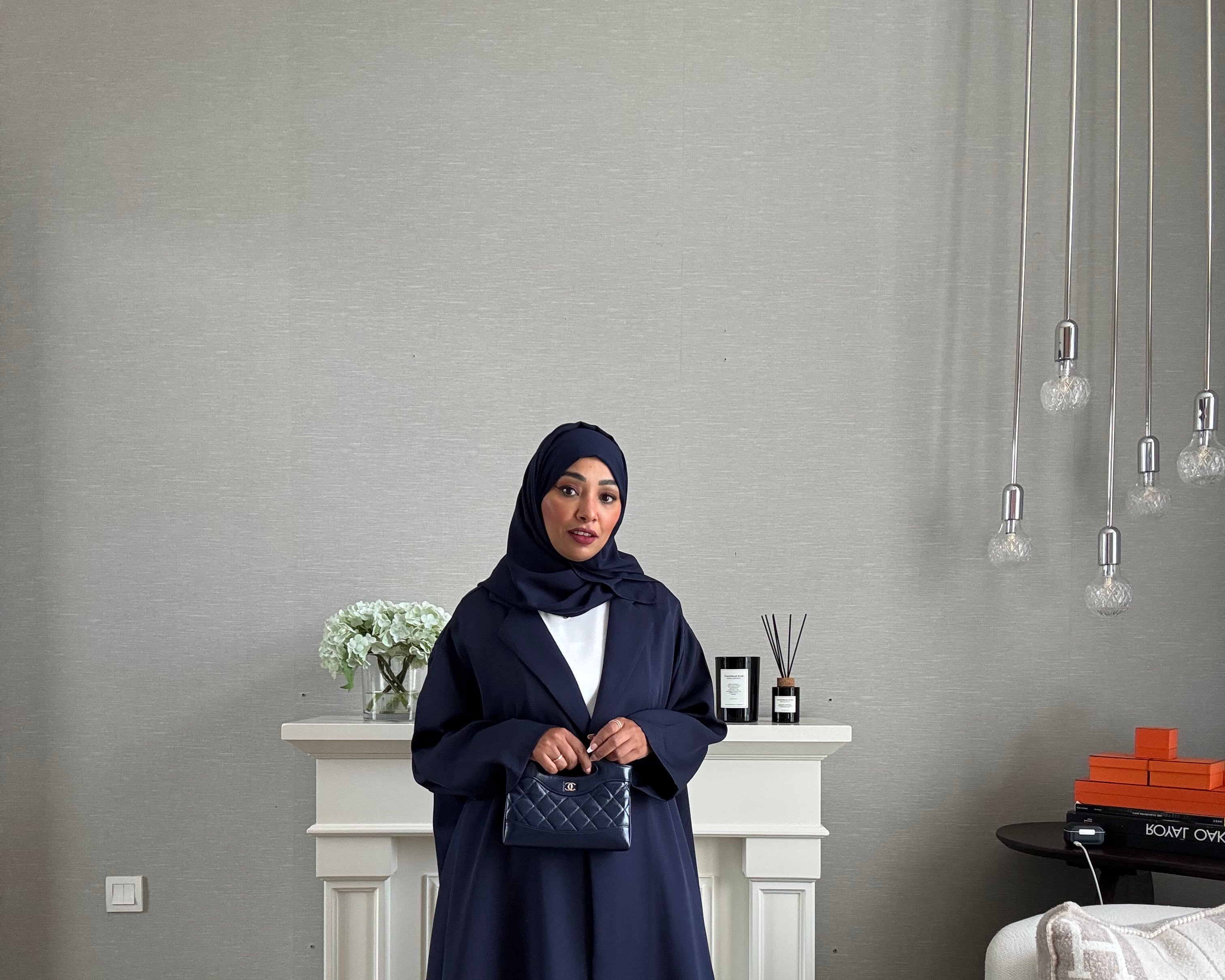 Desert Waves Suit - 2 PCS - Navy Blue