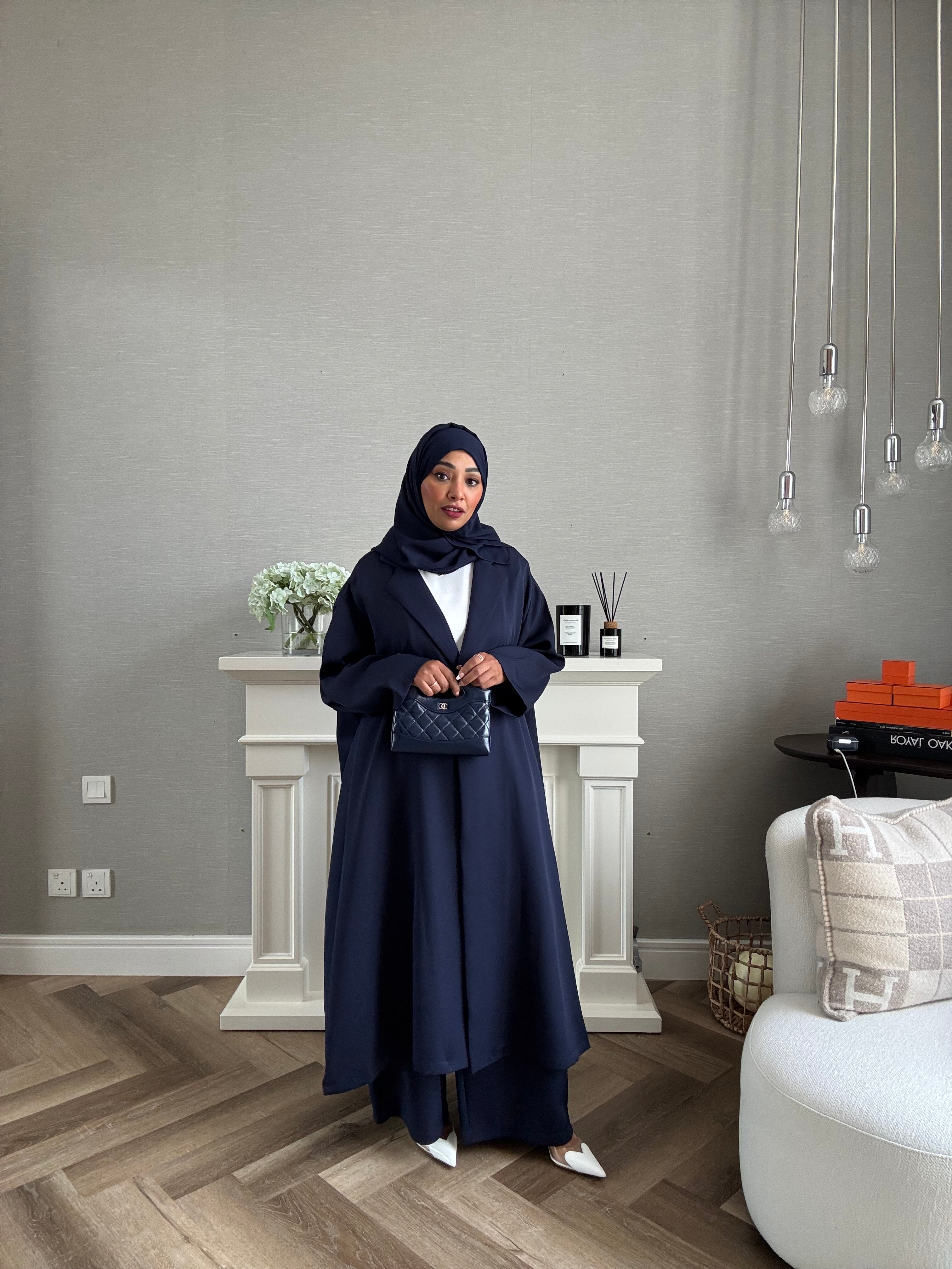 Desert Waves Suit - 2 PCS - Navy Blue