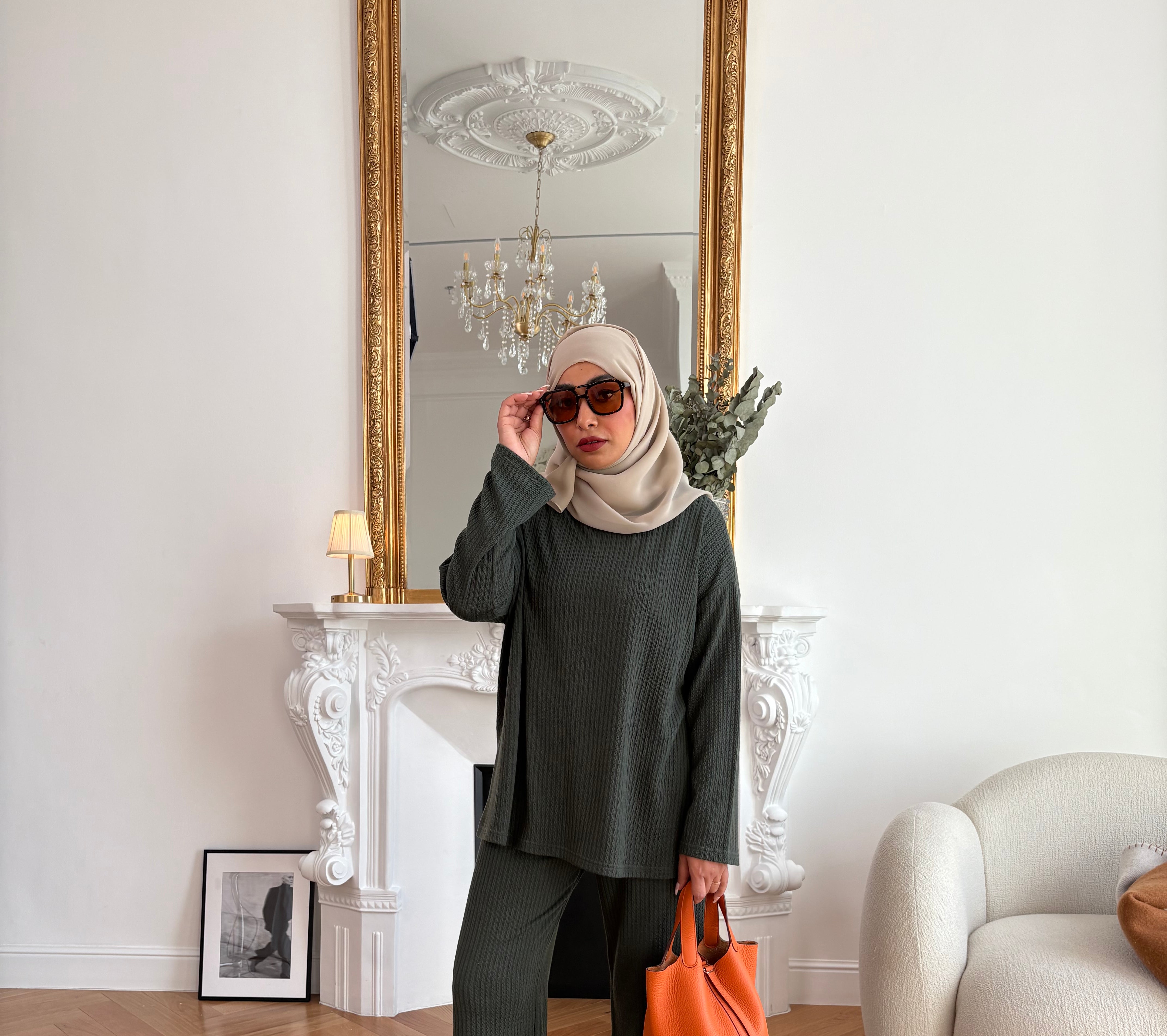 Knit Top & Pants set