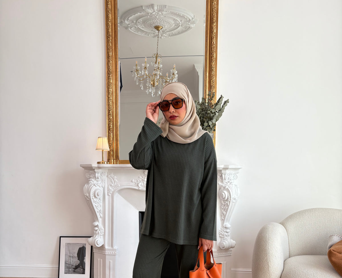 Knit Top & Pants set