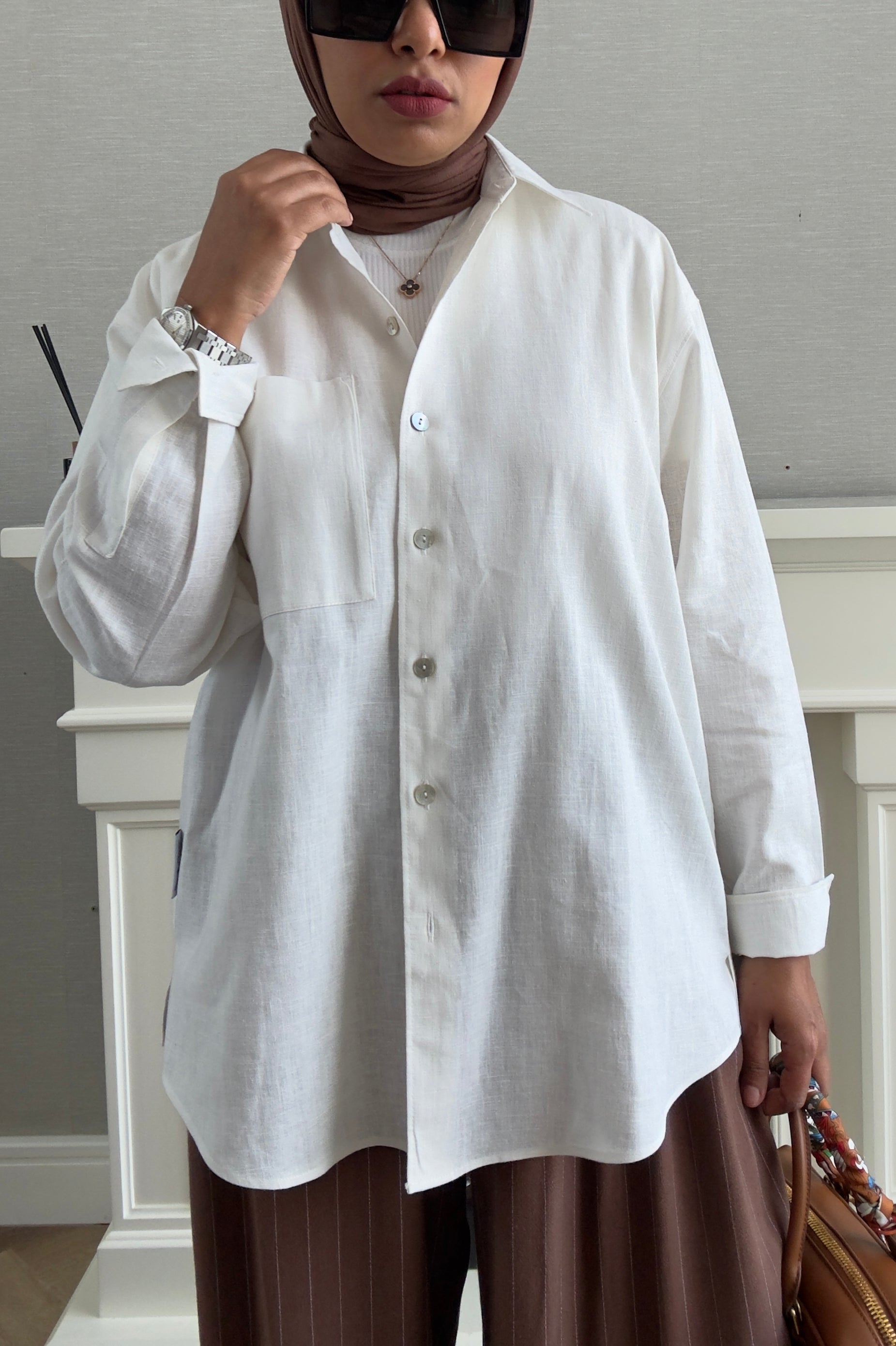 Linen Shirt - White