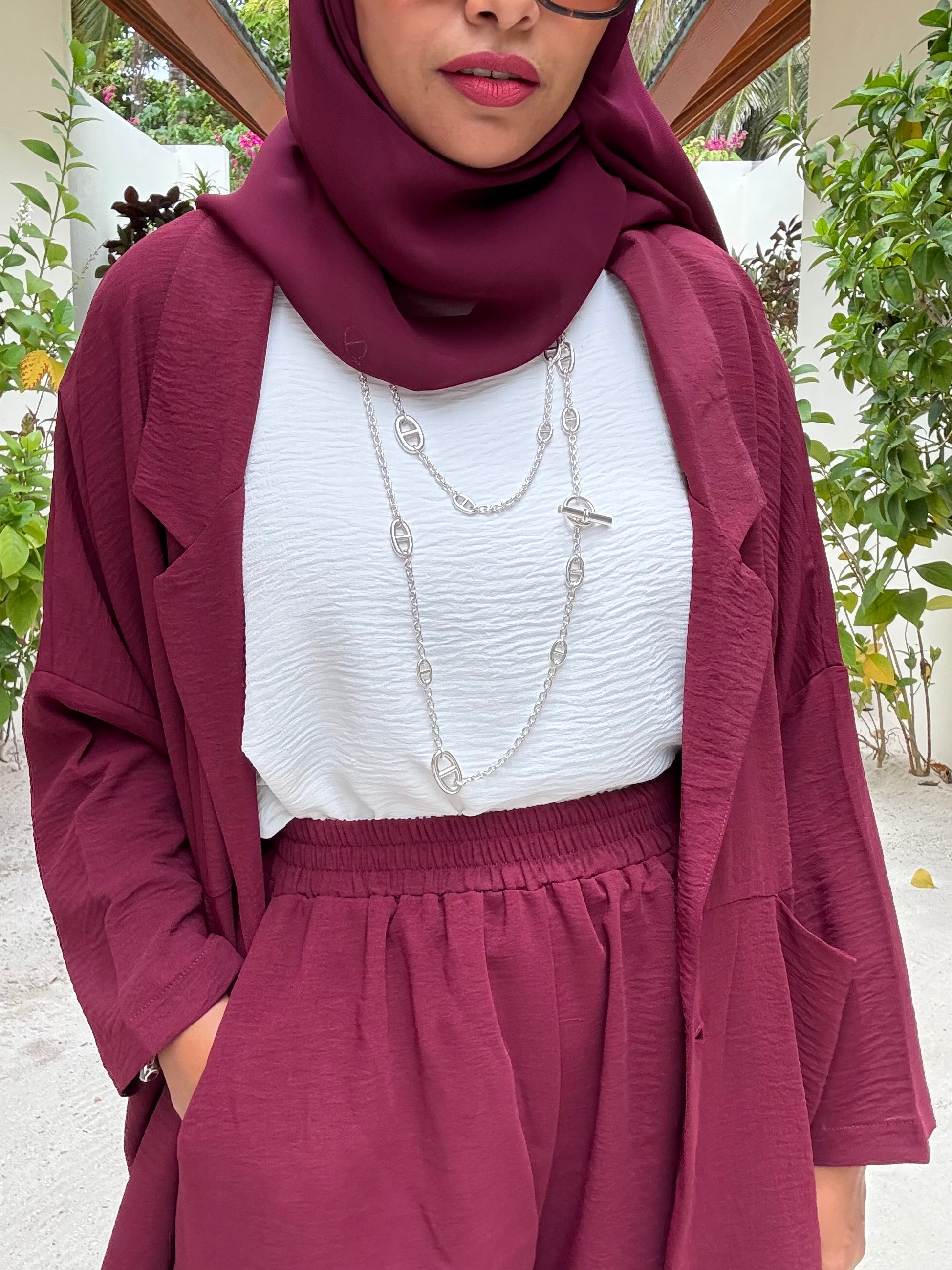 3 Pc Suit - Maroon