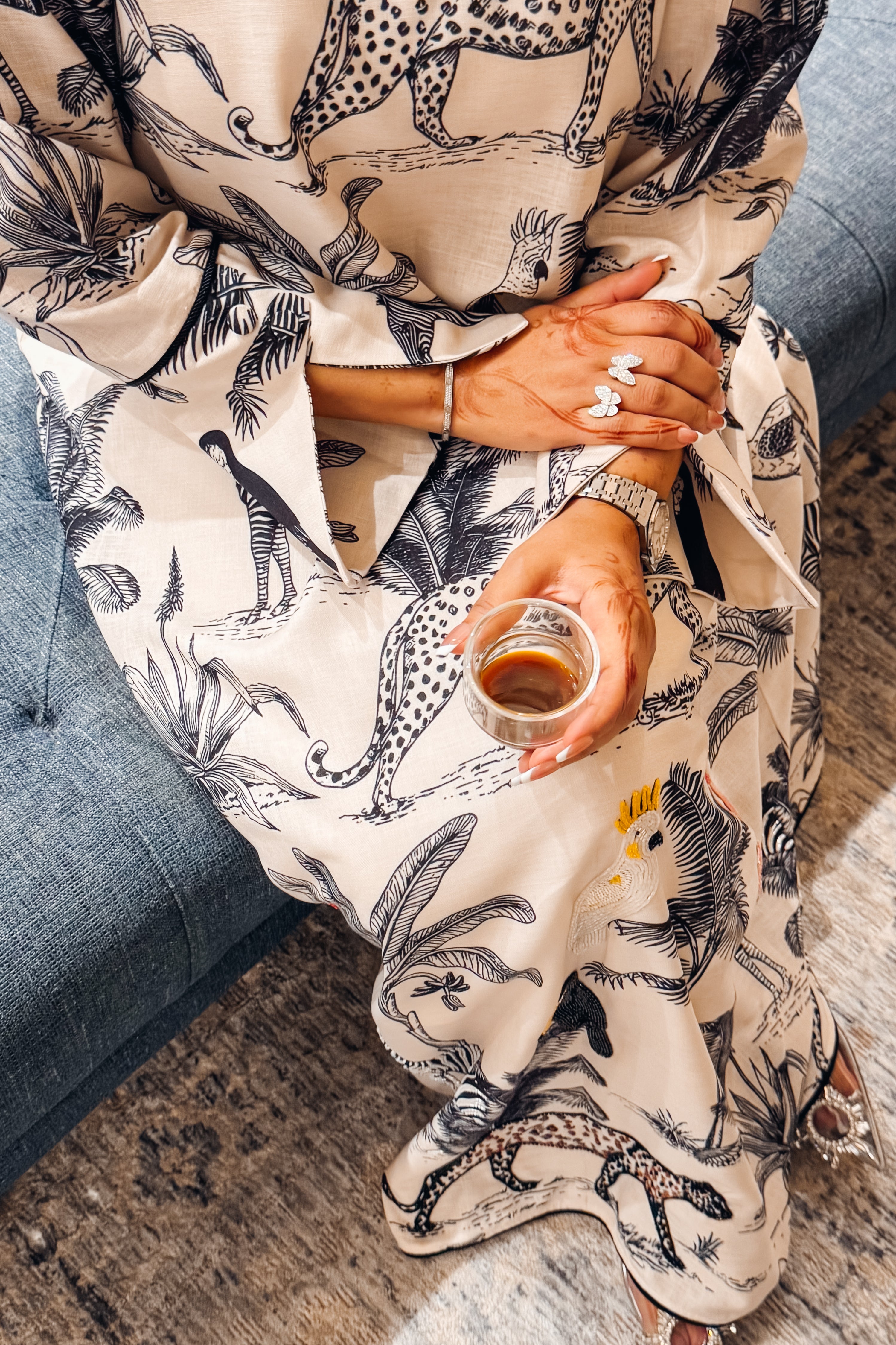 Ready - L73 Embroidery Jalabiya