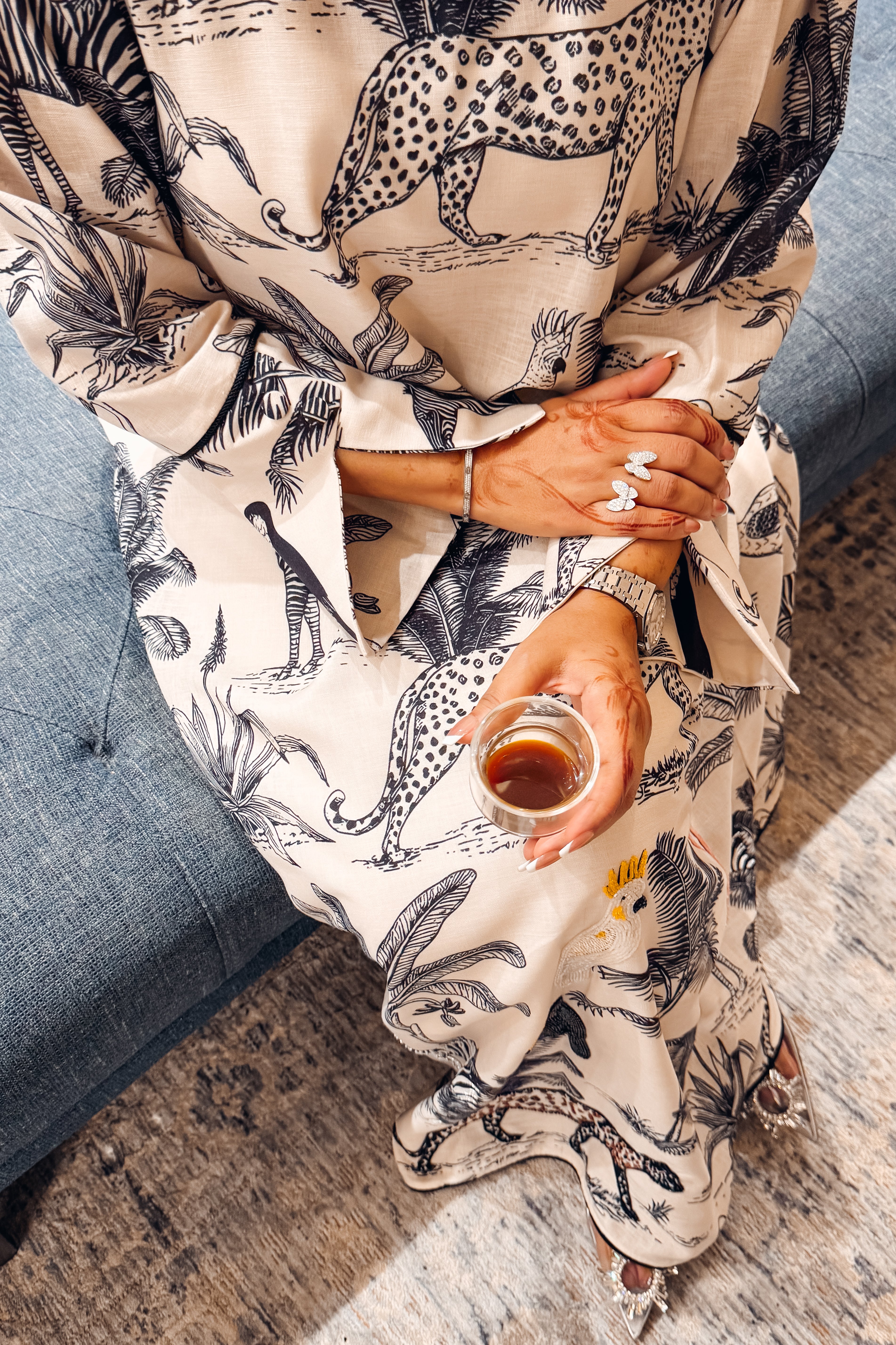 Ready - L73 Embroidery Jalabiya