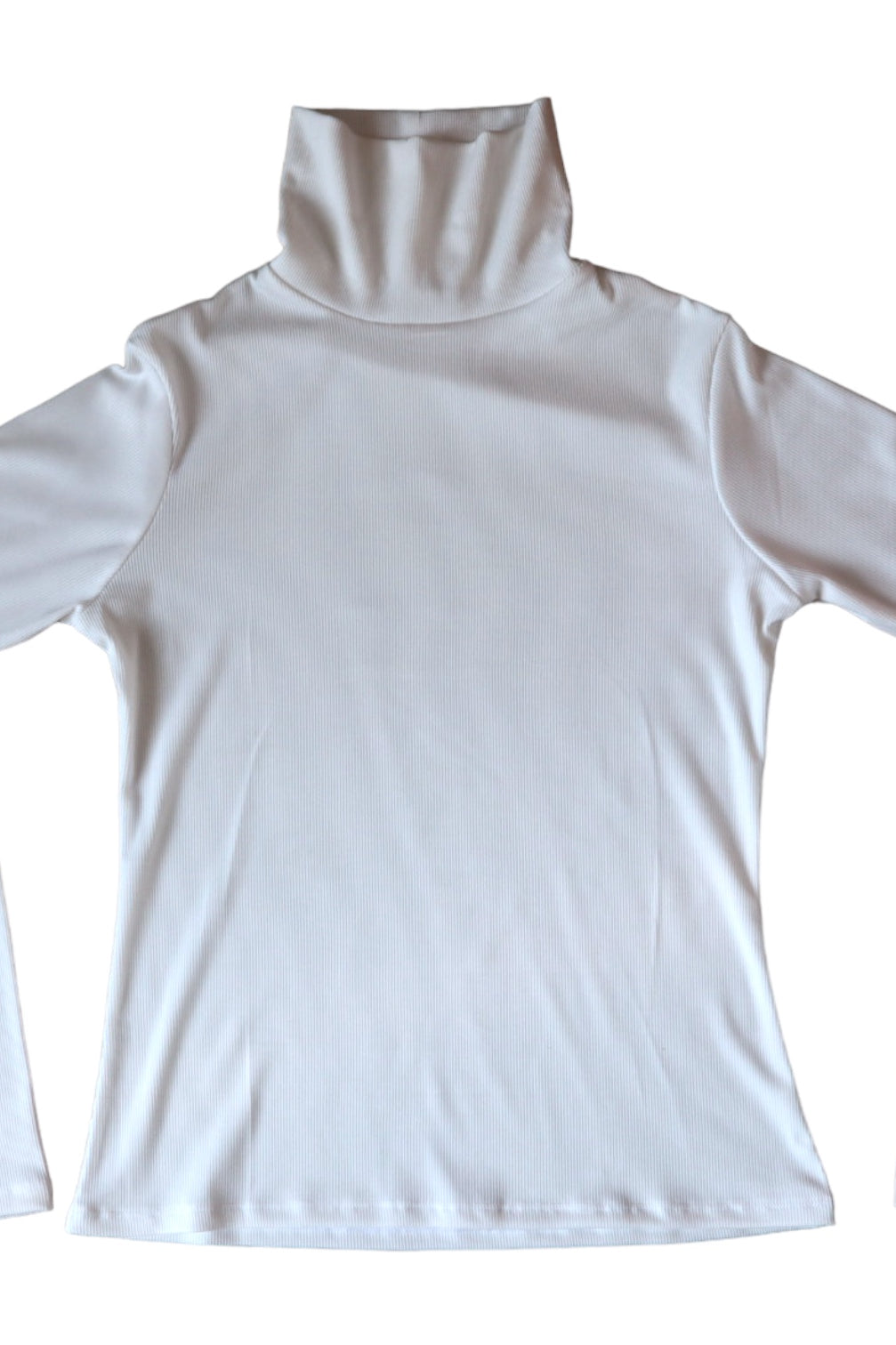 Long Sleeves Basic Top - White