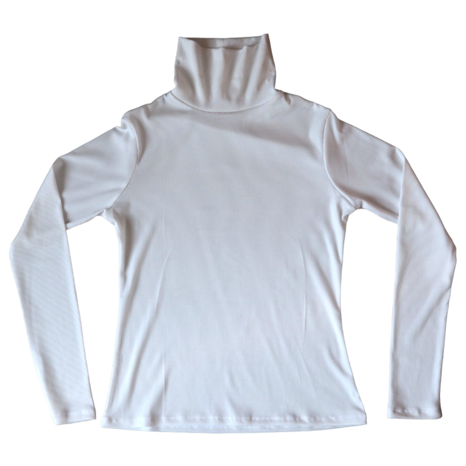 Long Sleeves Basic Top - White