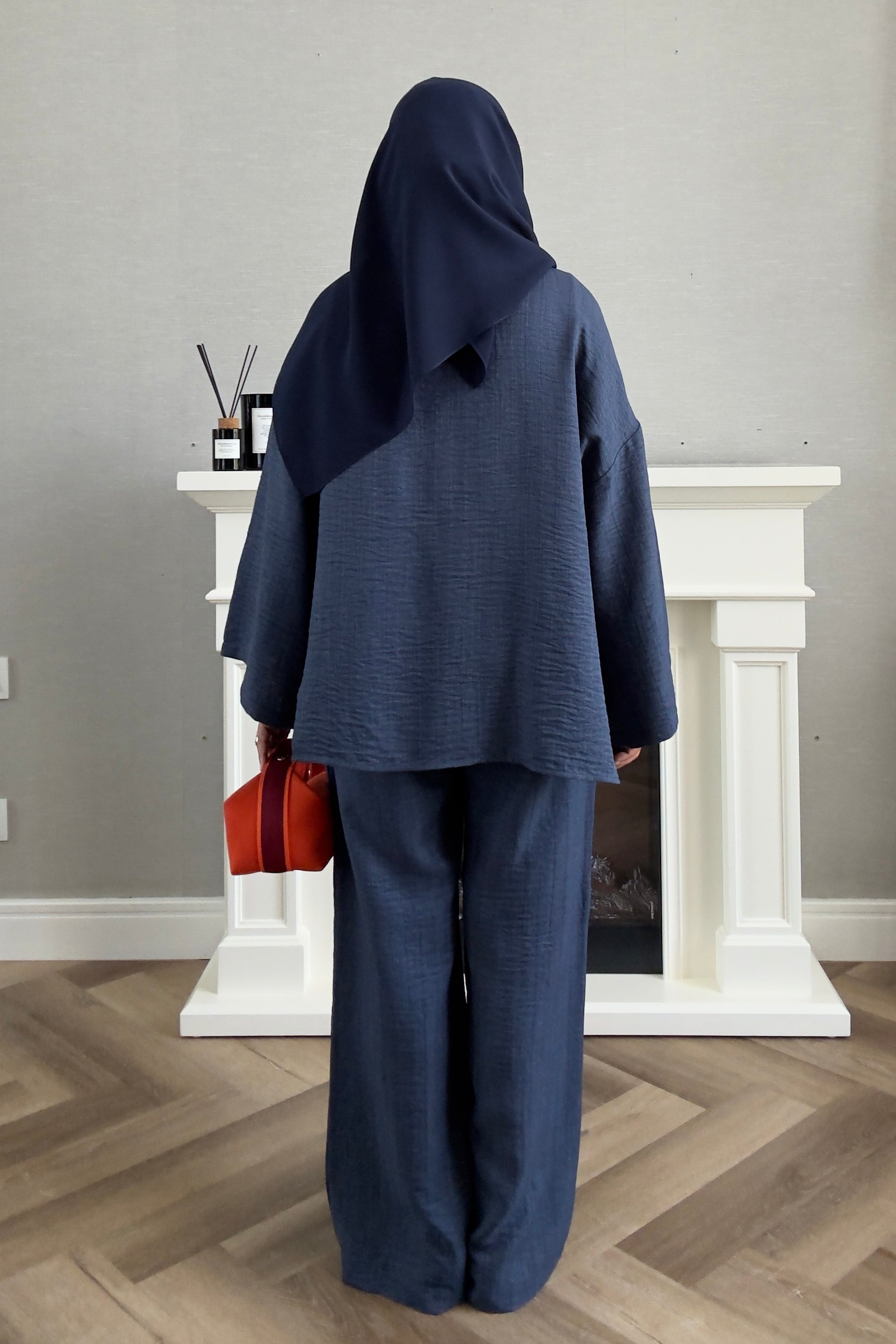 Bow Suit - Navy Blue