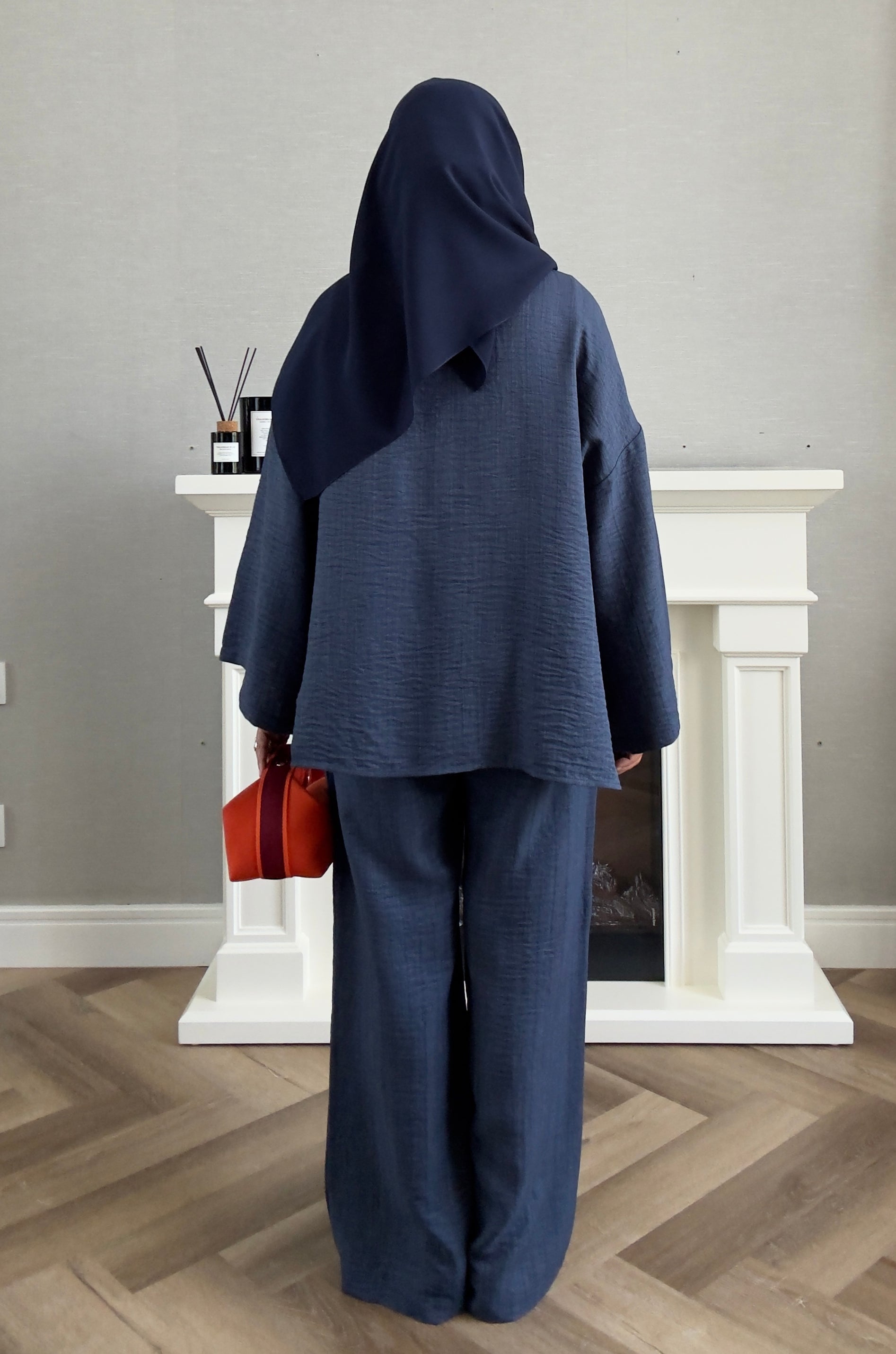 Bow Suit - Navy Blue