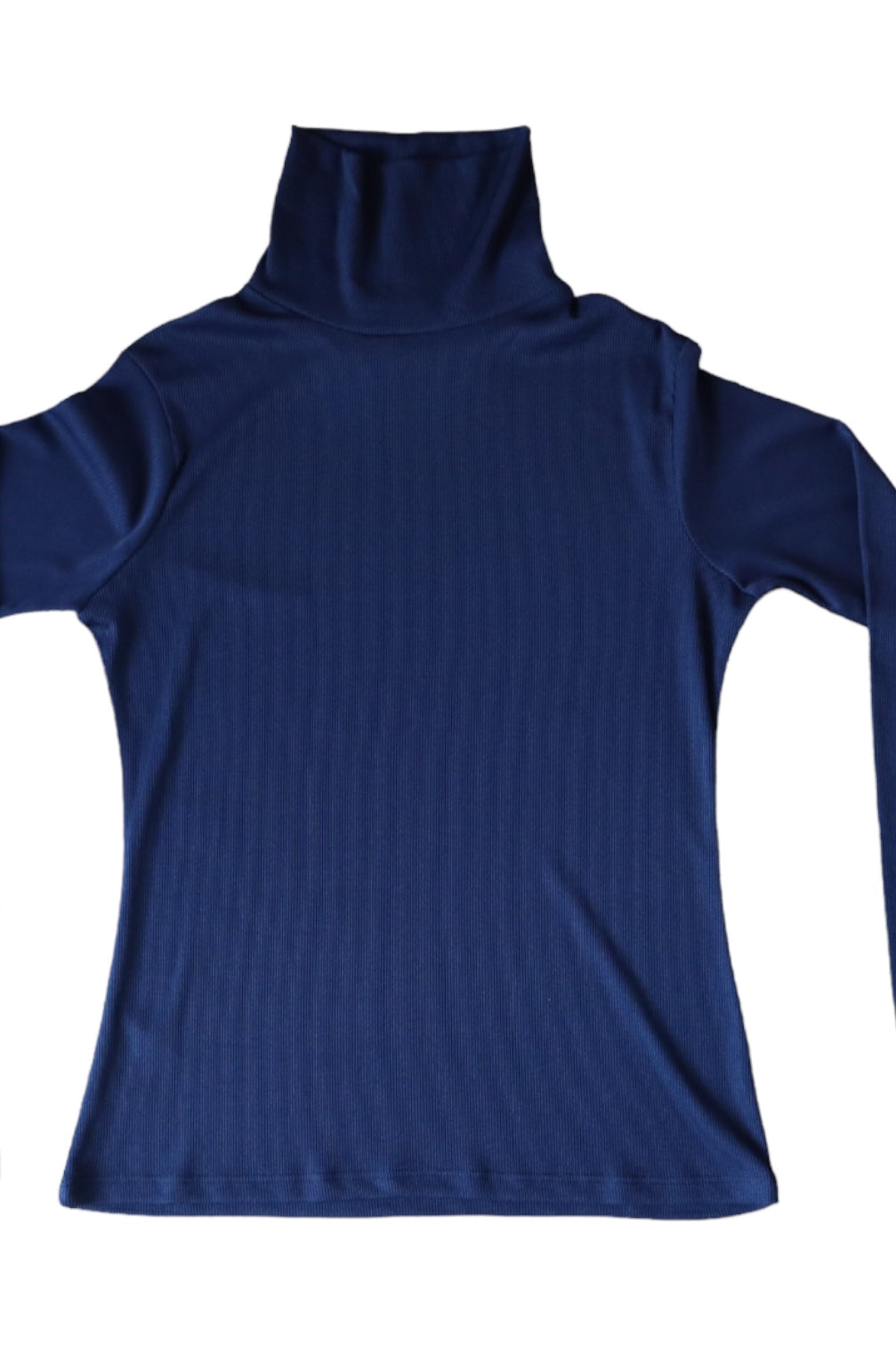 Long Sleeves Basic Top - Navy Blue