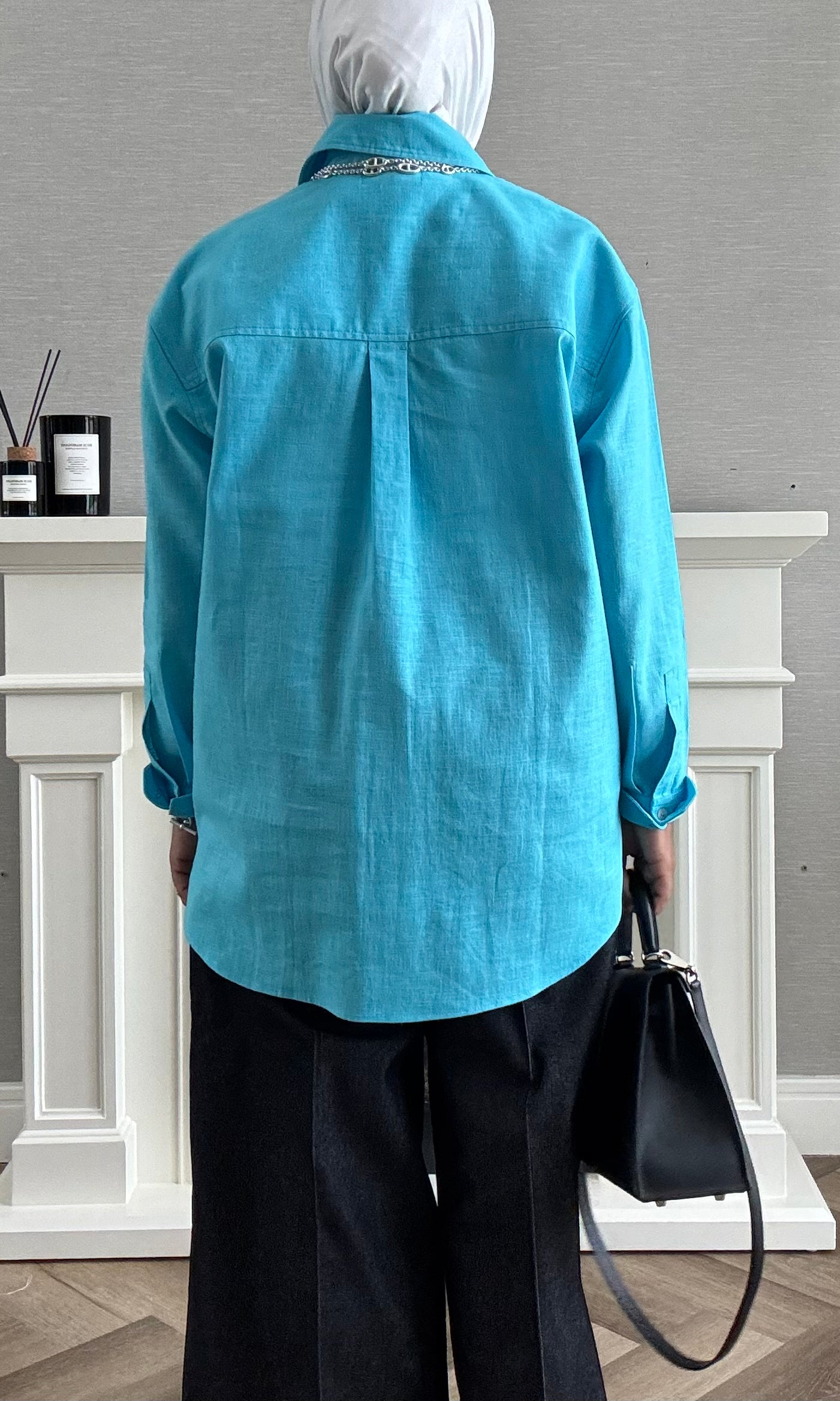 Linen Shirt - Sky Blue