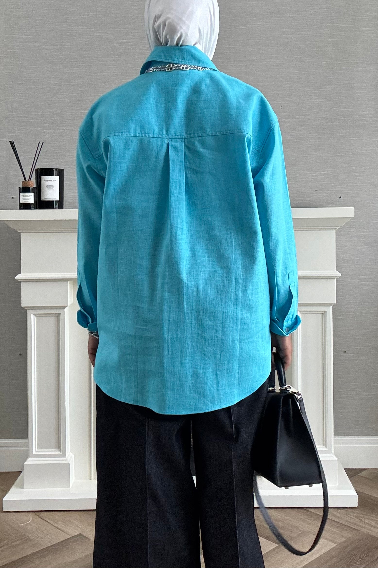 Linen Shirt - Sky Blue