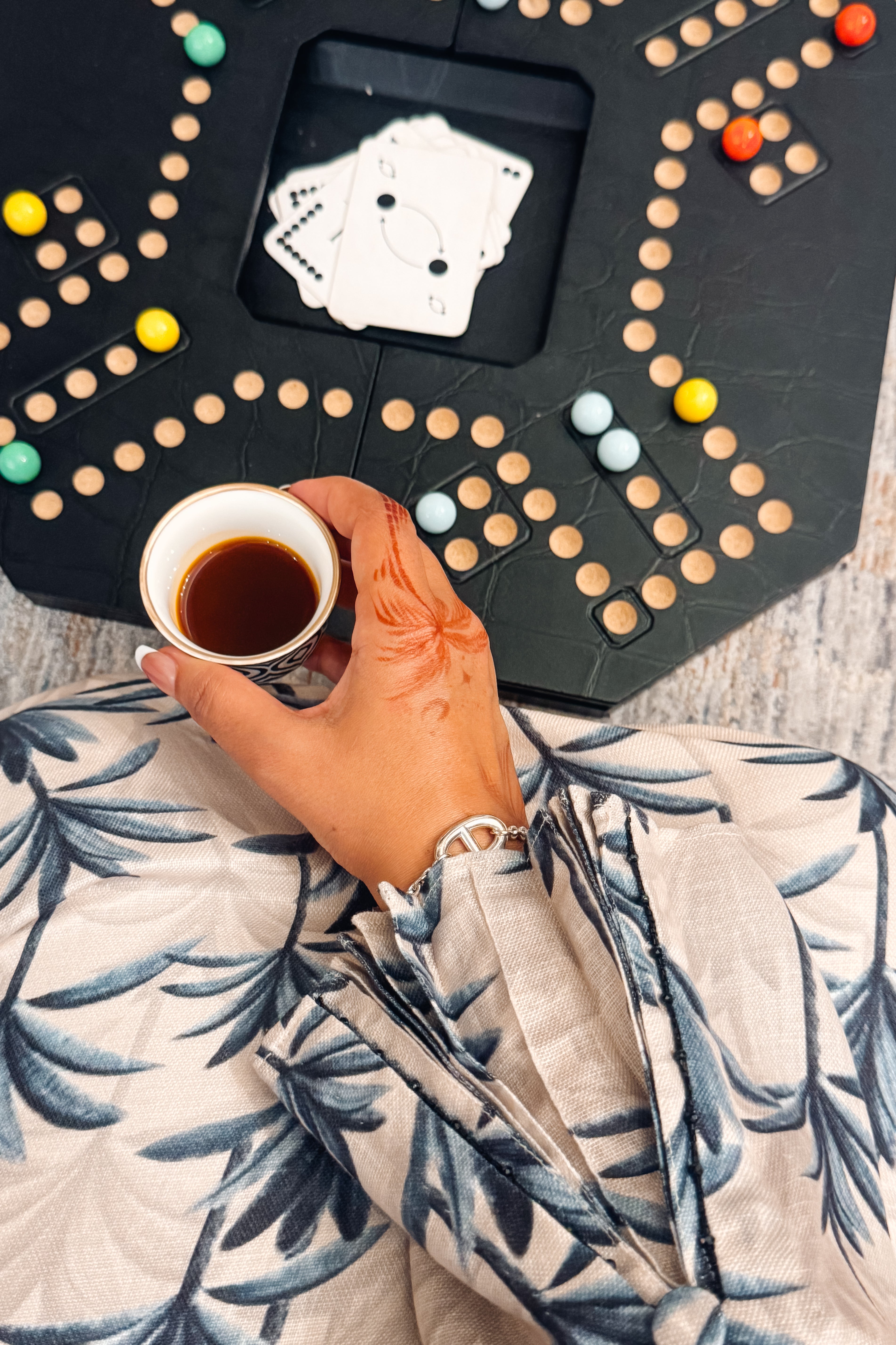 Ready - L110 Palm Beige Pleats Jalabiya