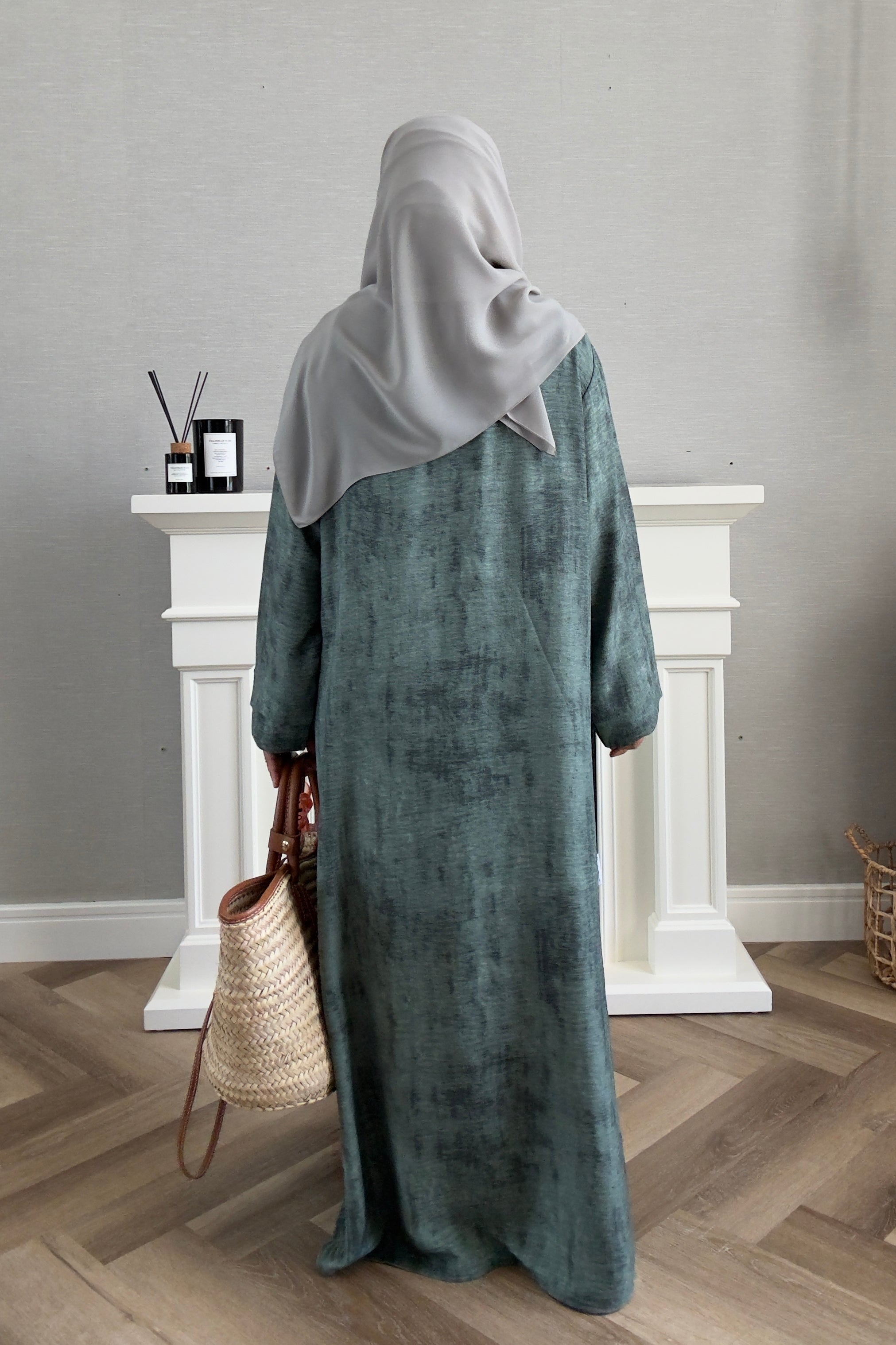 Laila Dress With Belt - Green