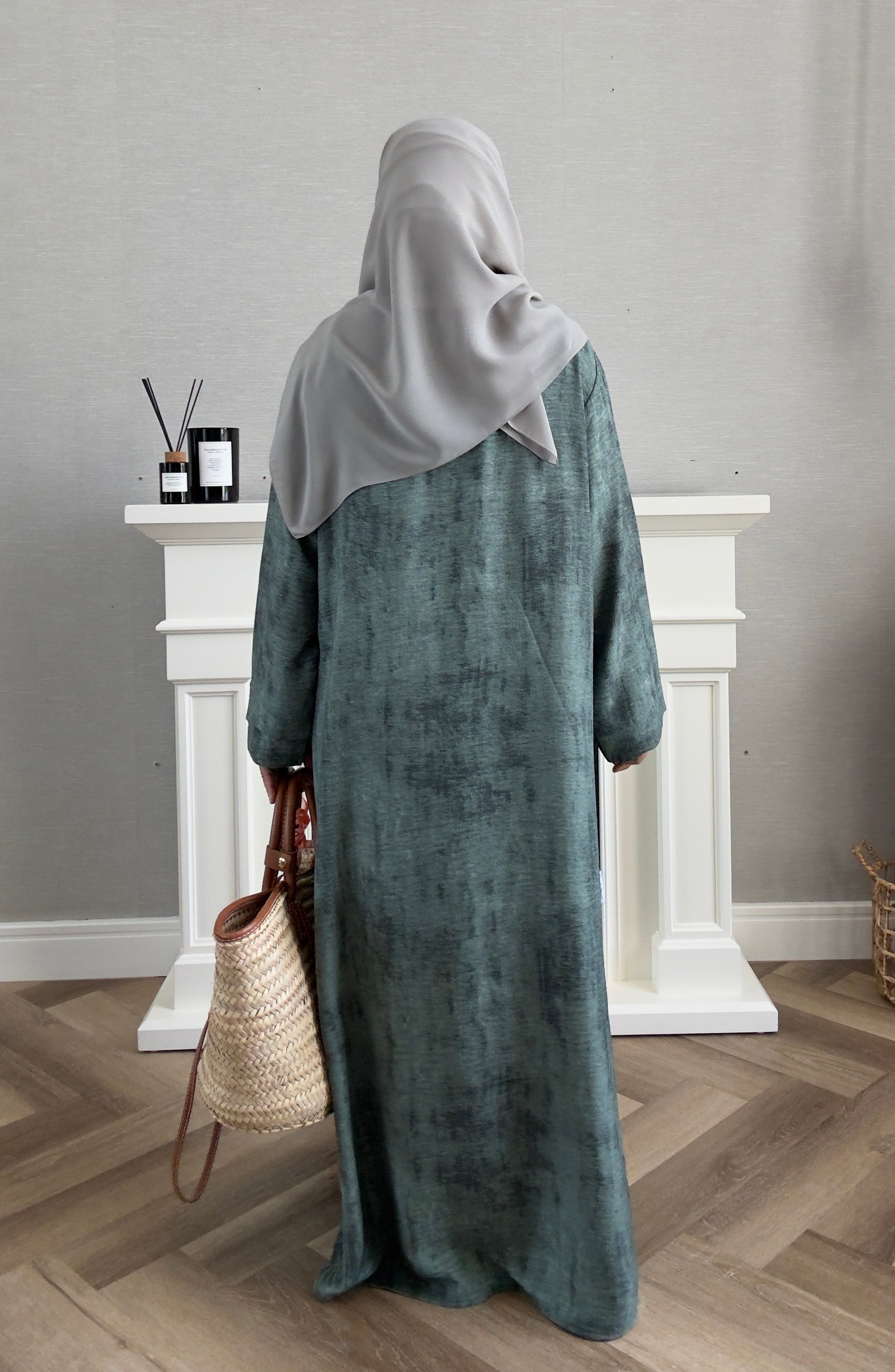 Laila Dress With Belt - Green